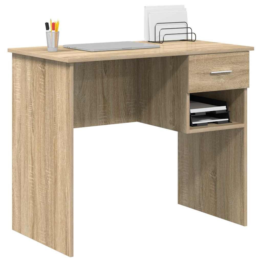 vidaXL Schreibtisch Schreibtisch Sonoma-Eiche 90 x günstig online kaufen