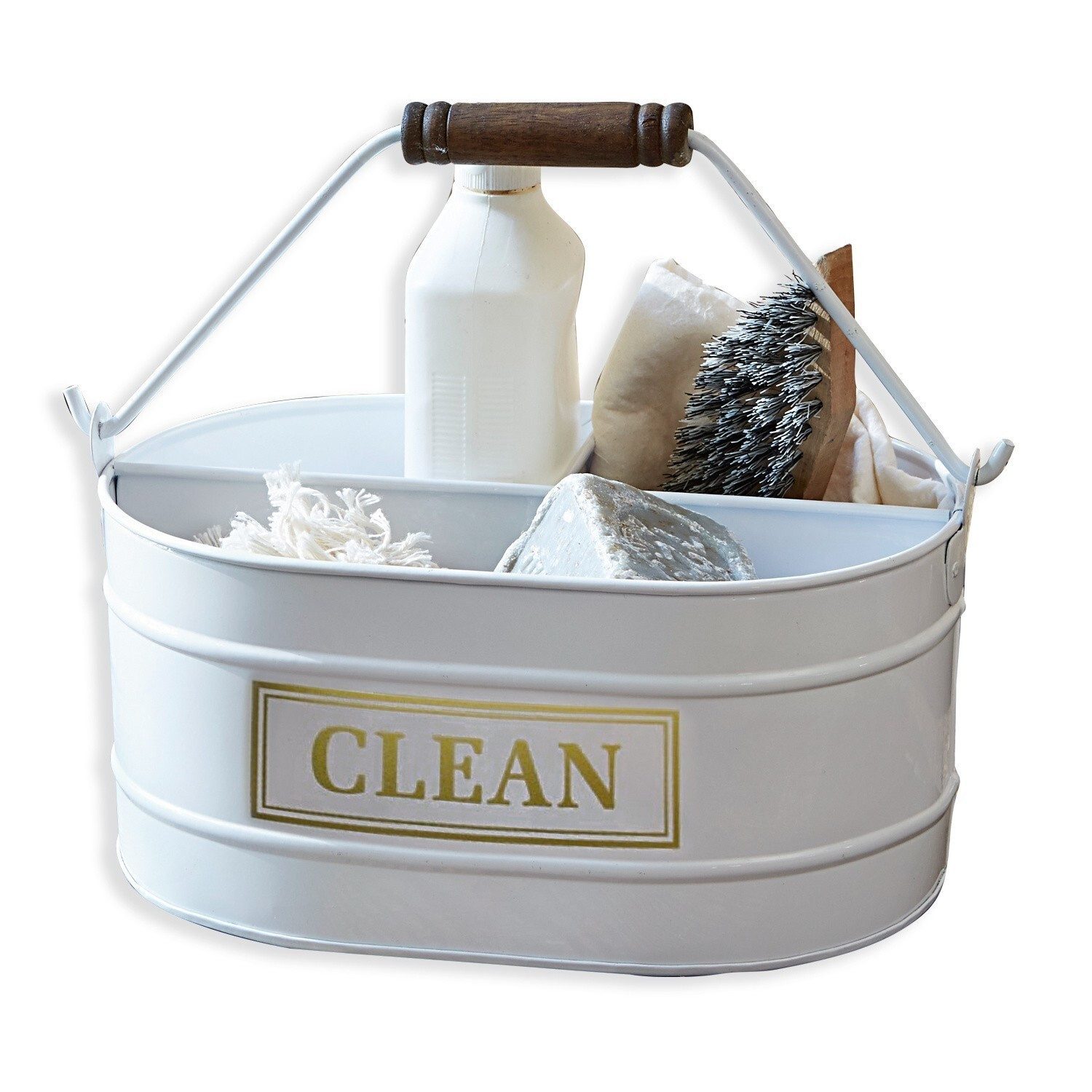 Mirabeau Organizer Eimer Clean weiß