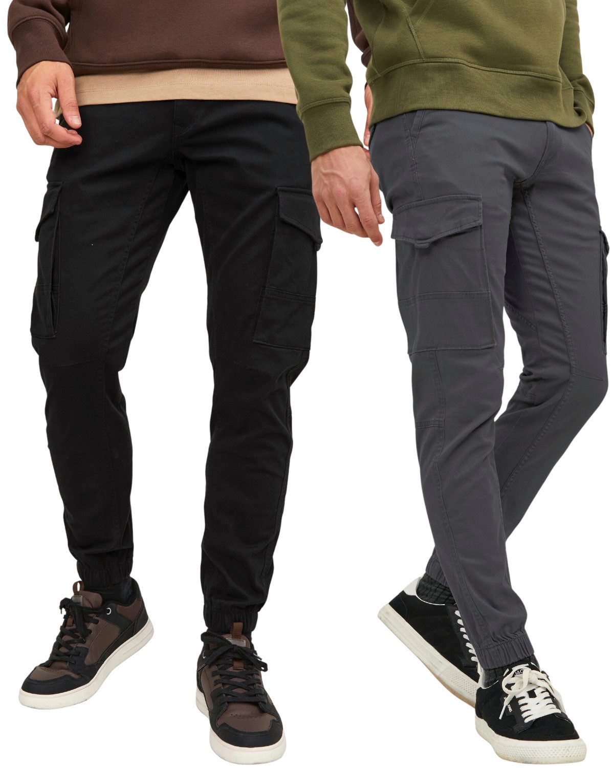 Jack & Jones Cargohose (2er-Pack) aus umweltfreundlichen Materialien günstig online kaufen