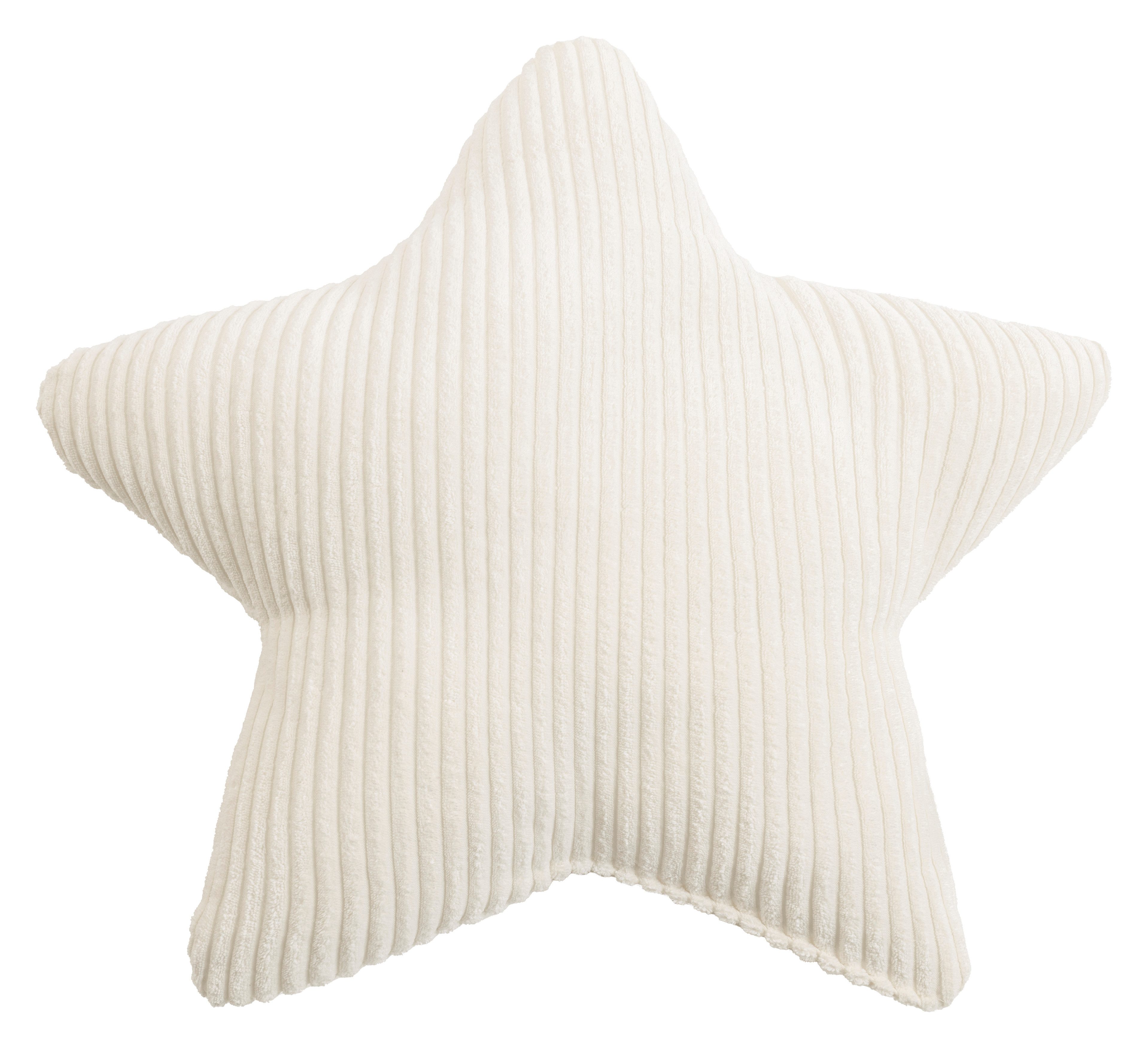 Magma Heimtex Dekokissen SHARA Sternkissen, Kuscheliges Sternkissen mit Cord-Charme