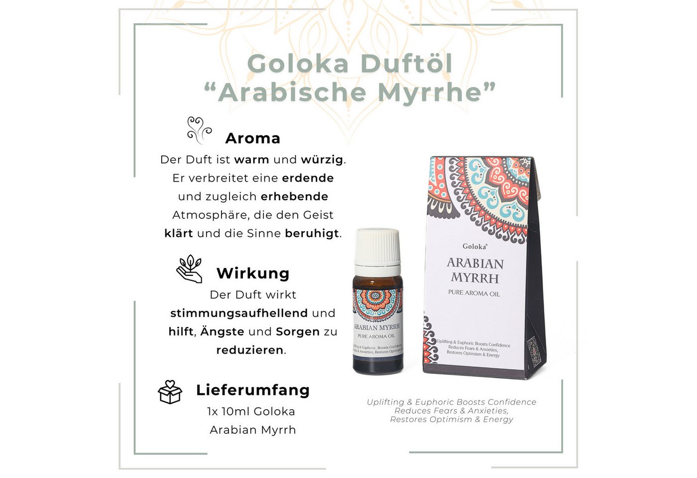 Thumbnail - LAVISA Duftöl von Goloka, Naturdüfte für Aromatherapie, Diffusor, Duftlampe, Duftöl ätherisches Öl Nag champa Aroma esot...
