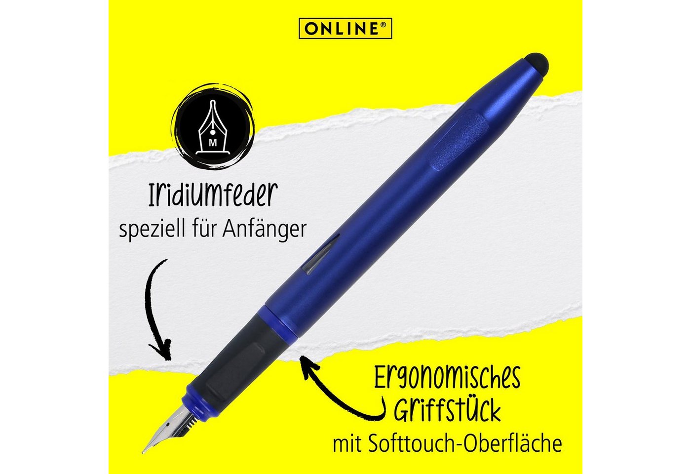 Thumbnail - Online Pen Füller Switch Starter, ergonomisch, ideal zum Schreiben-Lernen, Anfängerfüller & Rollerball