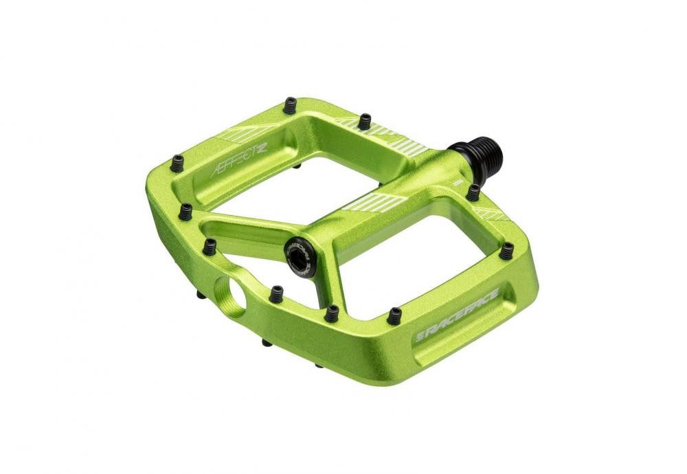 Race Face Plattformpedale Race Face Aeffect R Plattform-Pedal green - griffiges MTB-Pedal für vo