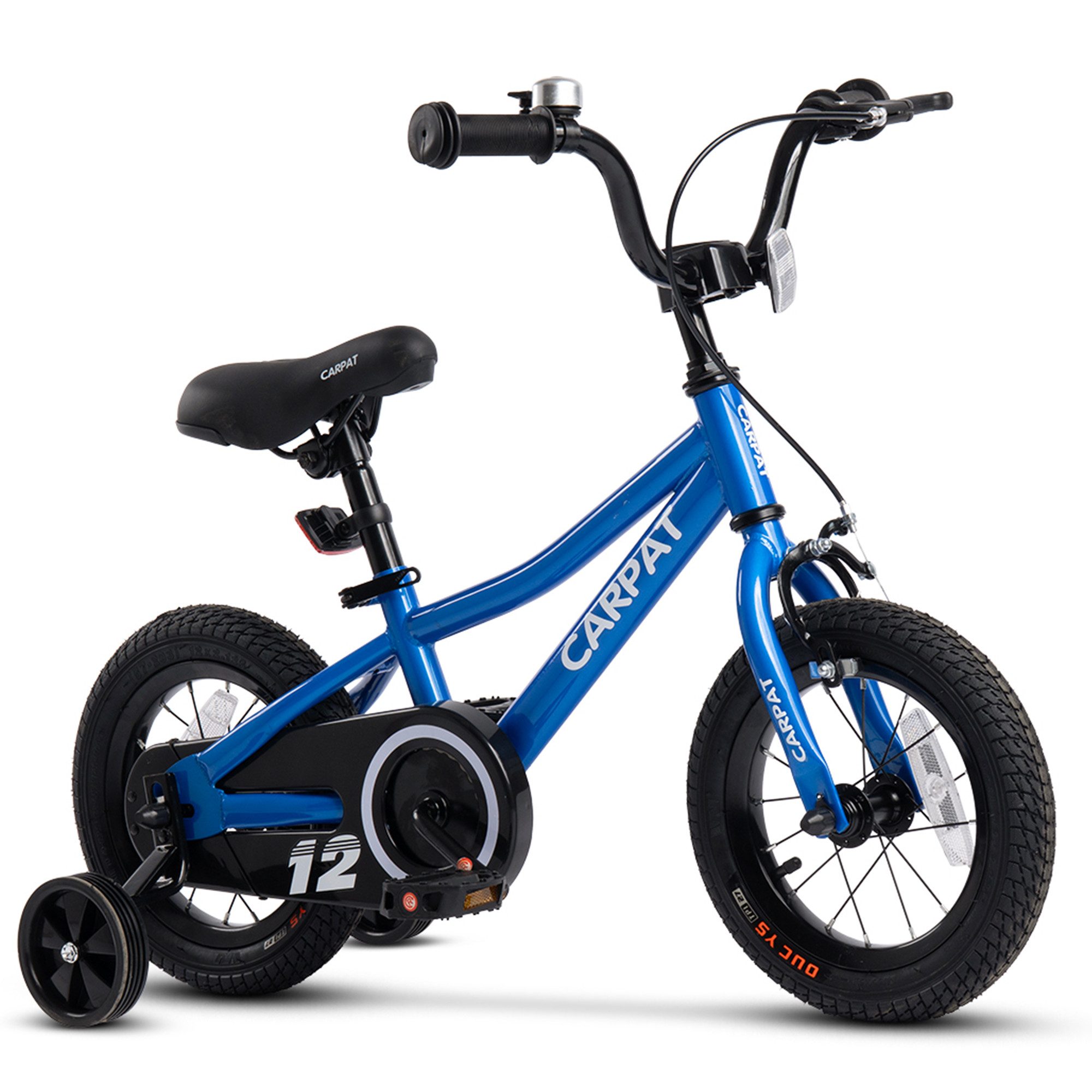 CARPAT SPORT Kinderfahrrad 12 14 16 Zoll Kinderfahrrad für 3-7 Jahre, 1 Gang, Kettenschaltung, Mädchen Jungen Fahrrad Bike mit Stützräder ab 3 Jahre