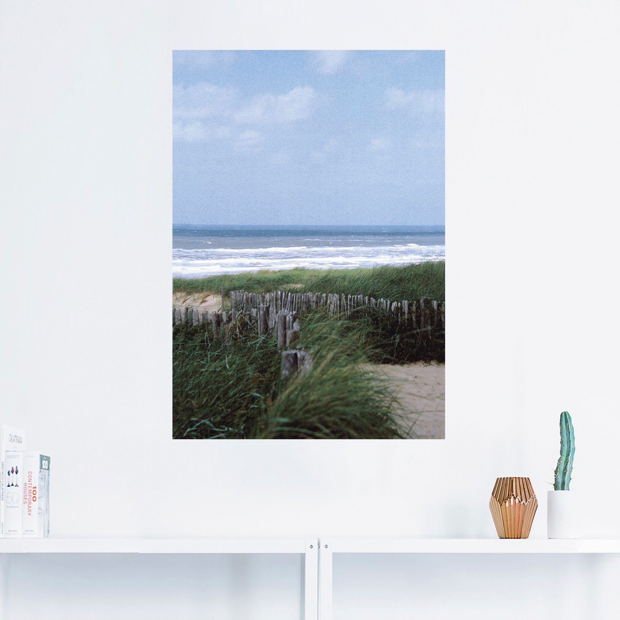 Artland Wandbild »Dünenlandschaft«, Küstenbilder (1 Stück), in vielen Größen & Produktarten - Alubild / Outdoorbild für den Außenbereich, Leinwandbild, Poster, Wandaufkleber / Wandtattoo auch für Badezimmer geeignet-HomeTrends