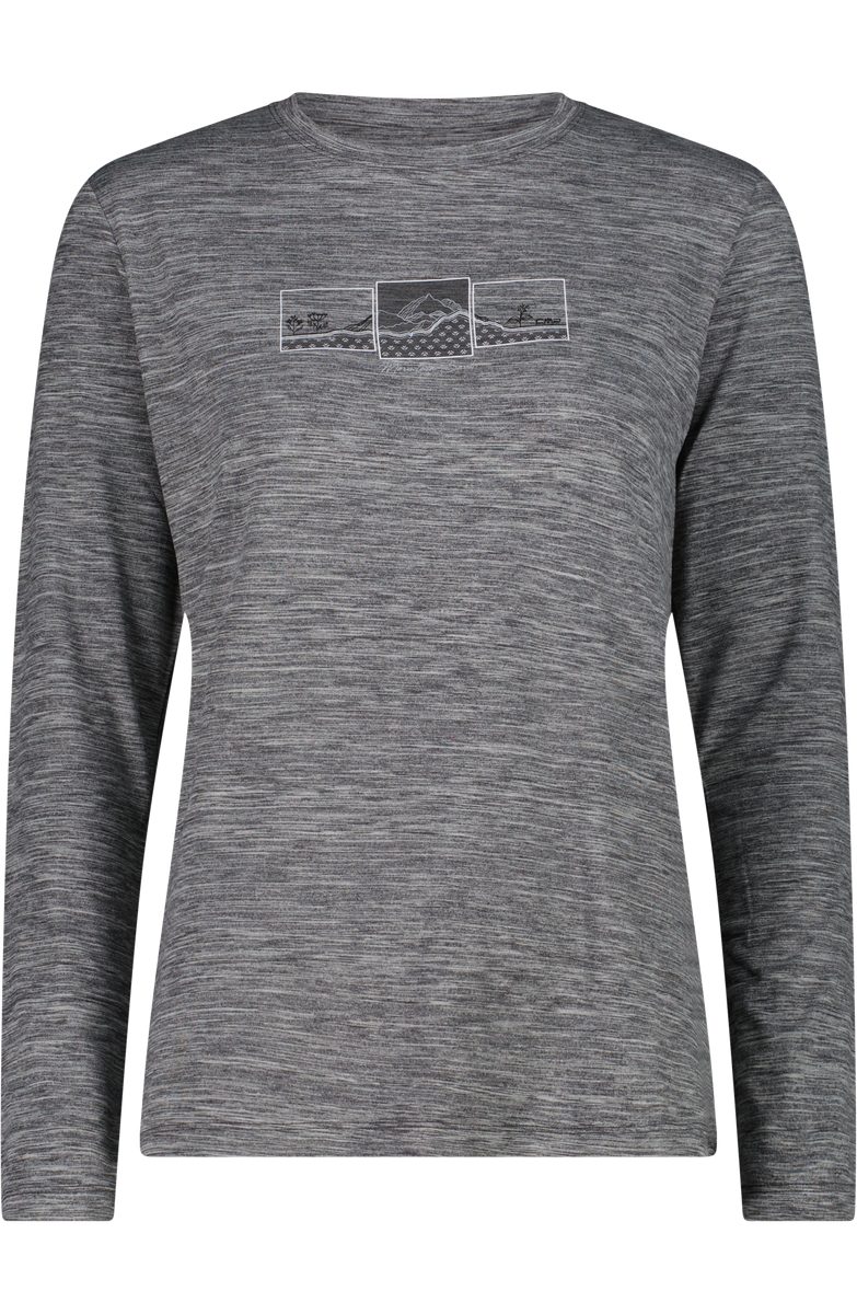 CMP Longsleeve WOMAN T-SHIRT NERO MEL.