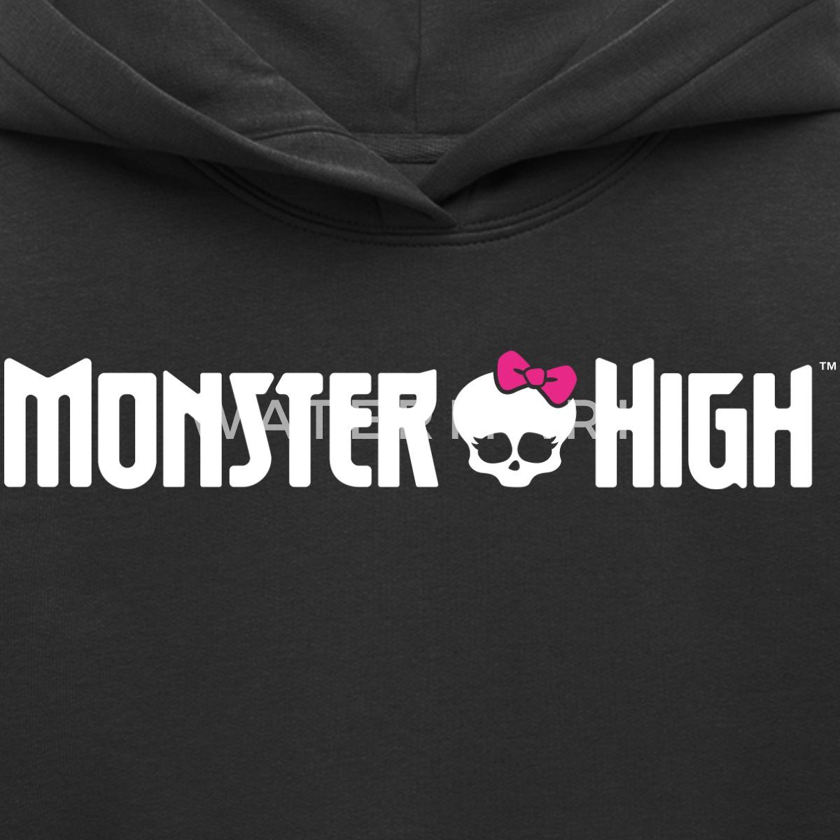 Spreadshirt Hoodie Monster High™ Offizielles Logo Mit Totenkopf Kinder Premium Hoodie (1-tlg)