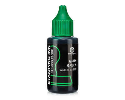 OCTOPUS Fluids Stempelfarbe für Stempelkissen und Selbstfärber ohne Öl, grün Stempelkissen