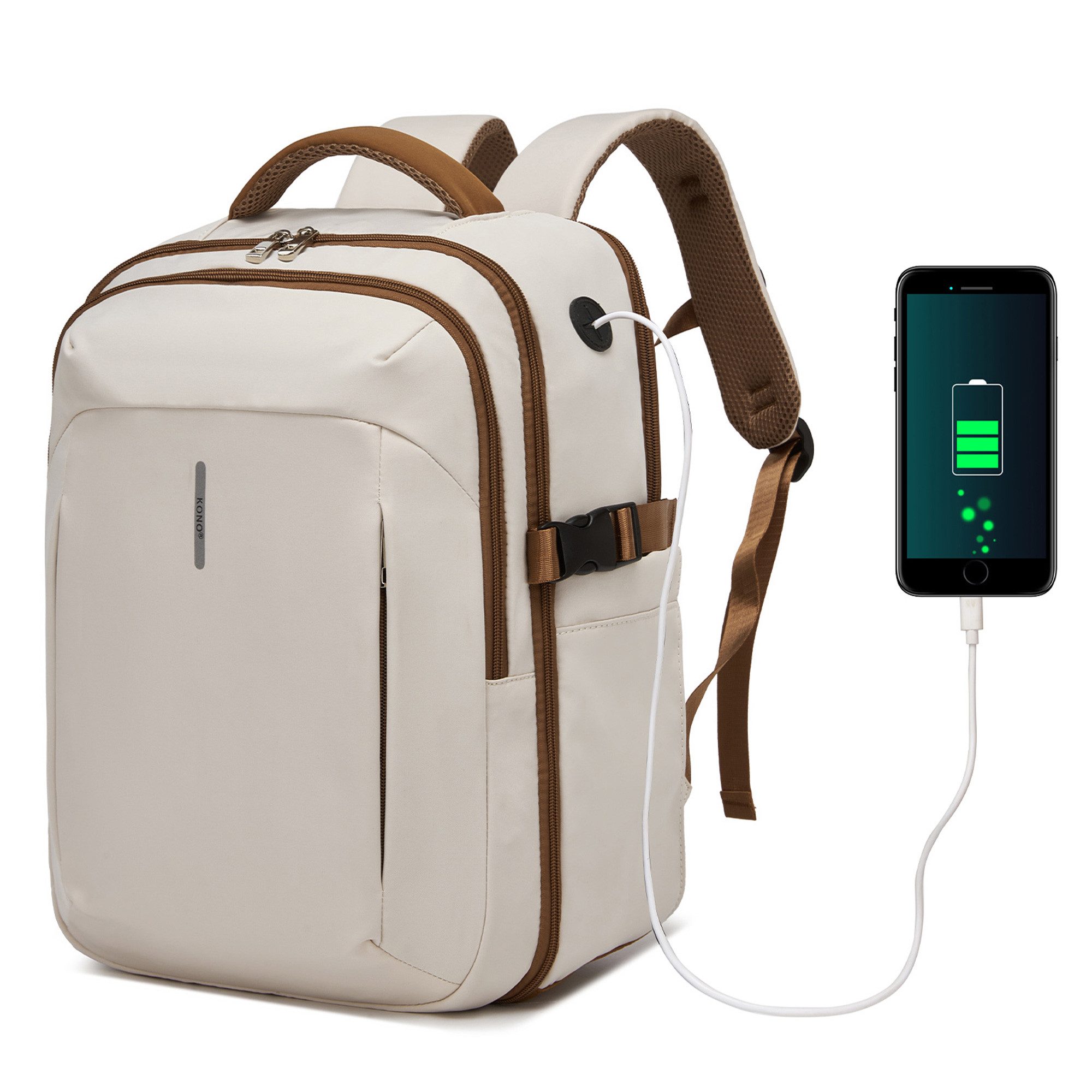 Rucksack Handgepäck 40x30x20cm Ryanair Zugelassen, 24L Laptoprucksack
