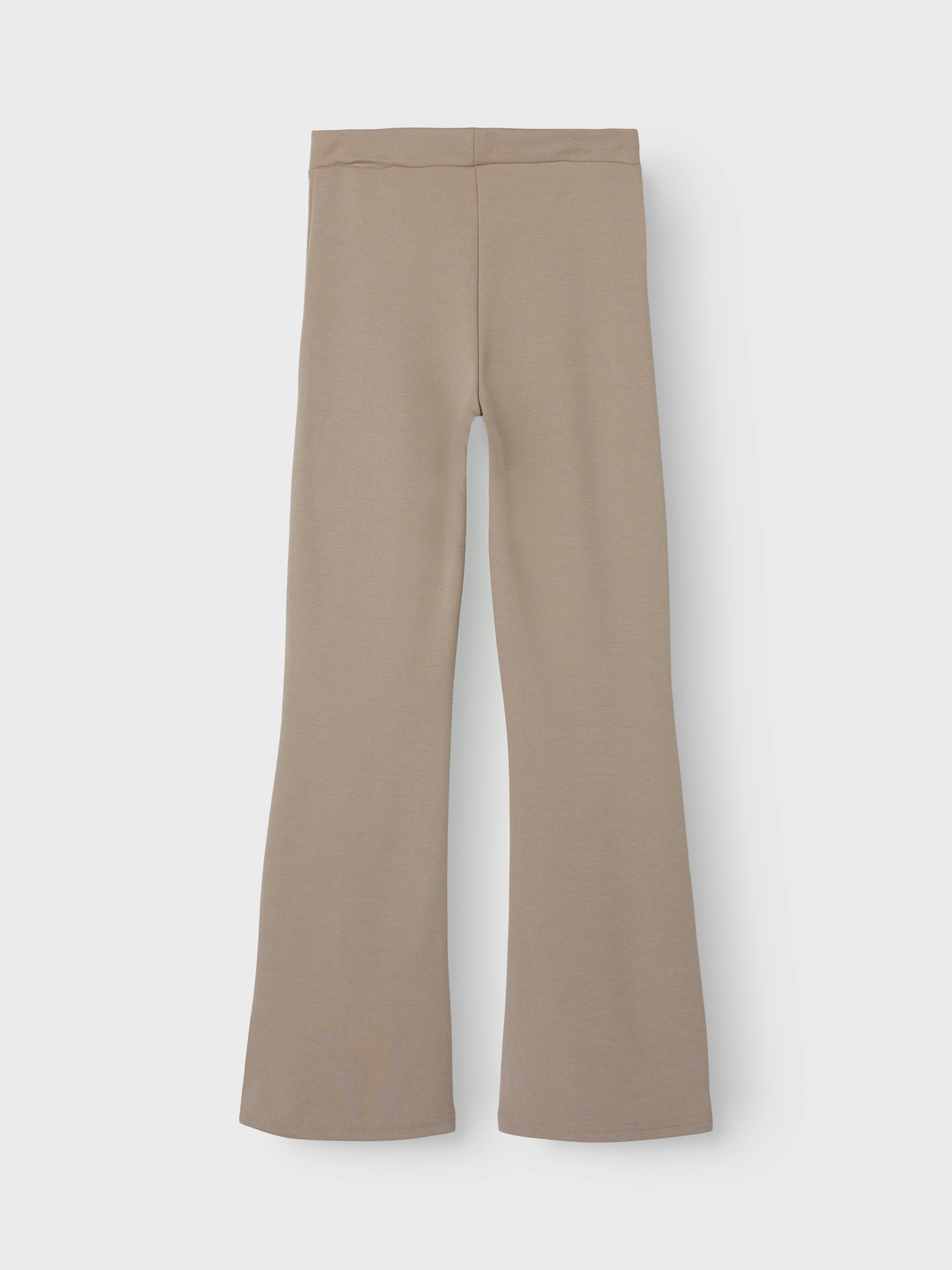 Name It Jerseyhose NKFFRIKKALI für Mädchen mit ausgestelltem Bein und Viskose unifarben, casual, ausgestellt, Viskosemix, ohne Kragen – Bild 4 von 5
