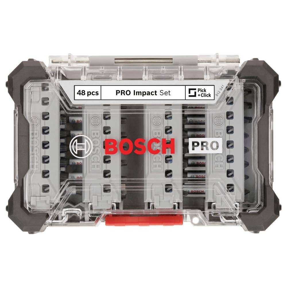 BOSCH Bit-Set Bosch Professional PRO Impact Schrauberbit-Set, 48-tlg 2608521U88