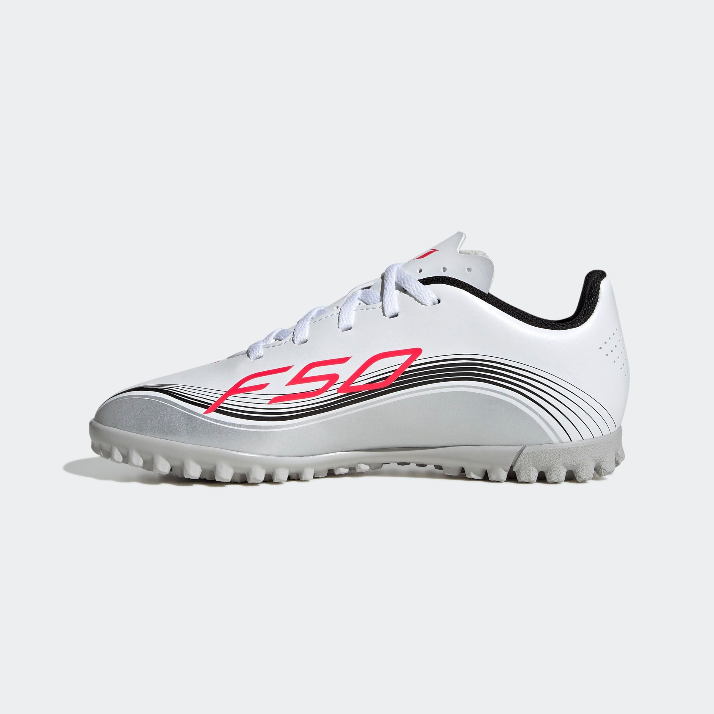adidas Performance F50 MESSI CLUB KUNSTRASEN KINDER Fußballschuh für harte Untergründe Asche und Kunstrasen, für Kinder & Jugendliche