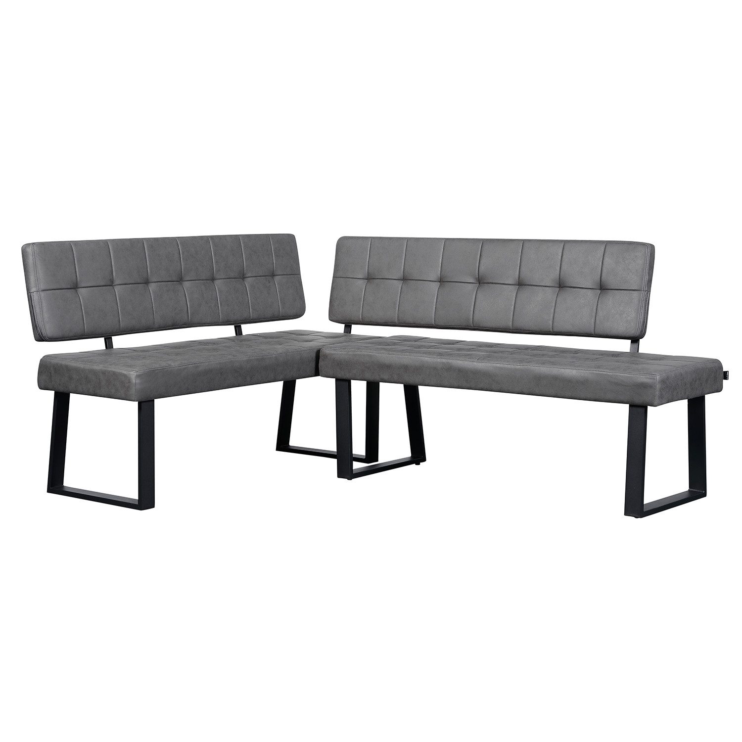 B&D home Eckbank AKA (2-St), beidseitig montierbar, gepolstert, mit Rückenlehne, verschiedene Maße