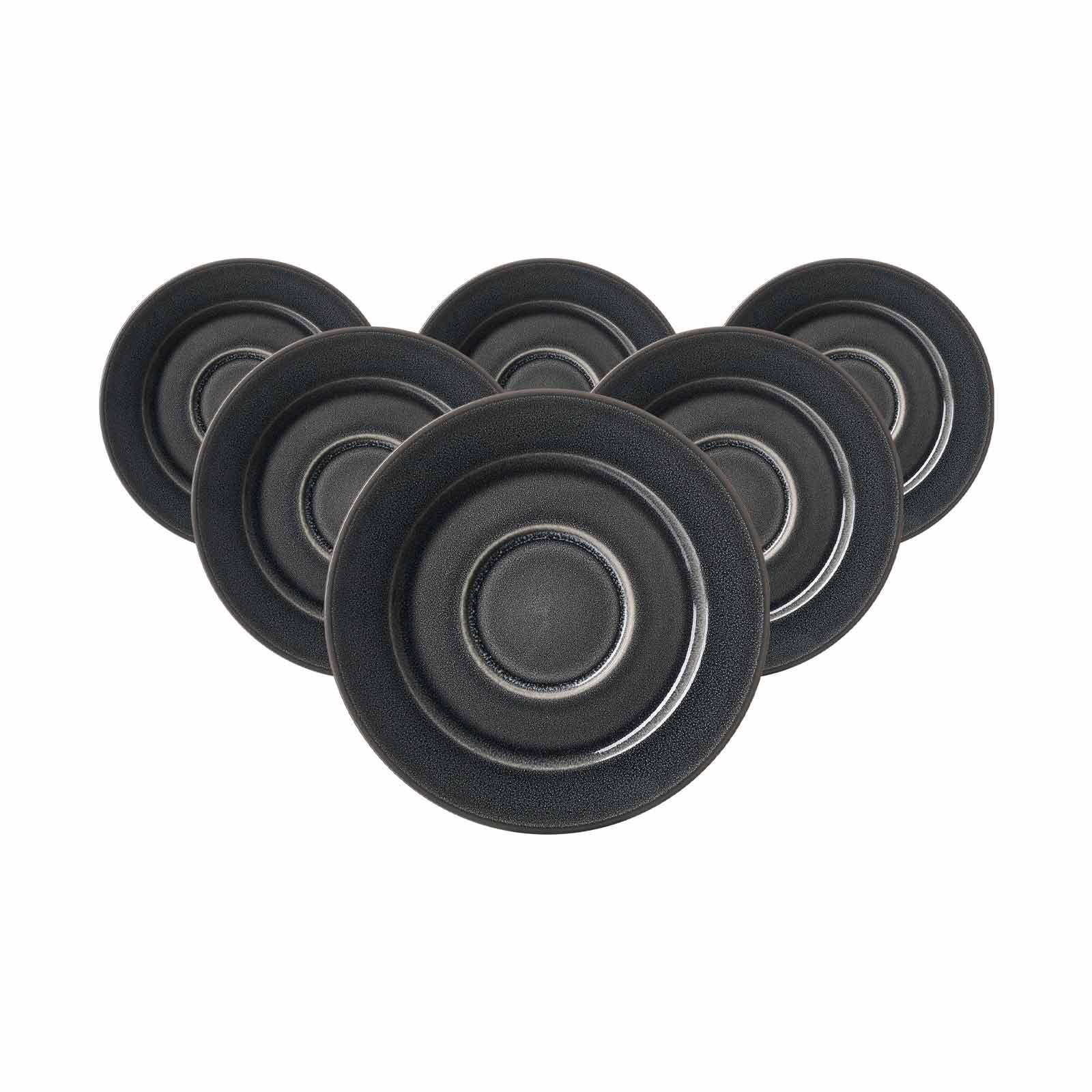 Ritzenhoff & Breker Untertasse Toledo Kaffeeuntertassen ø 15,5 cm 6er Set, (6 St)