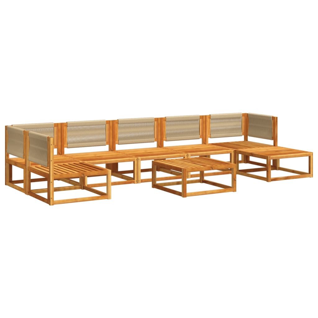vidaXL Loungesofa 8-tlg. Garten-Sofagarnitur mit Kissen günstig online kaufen
