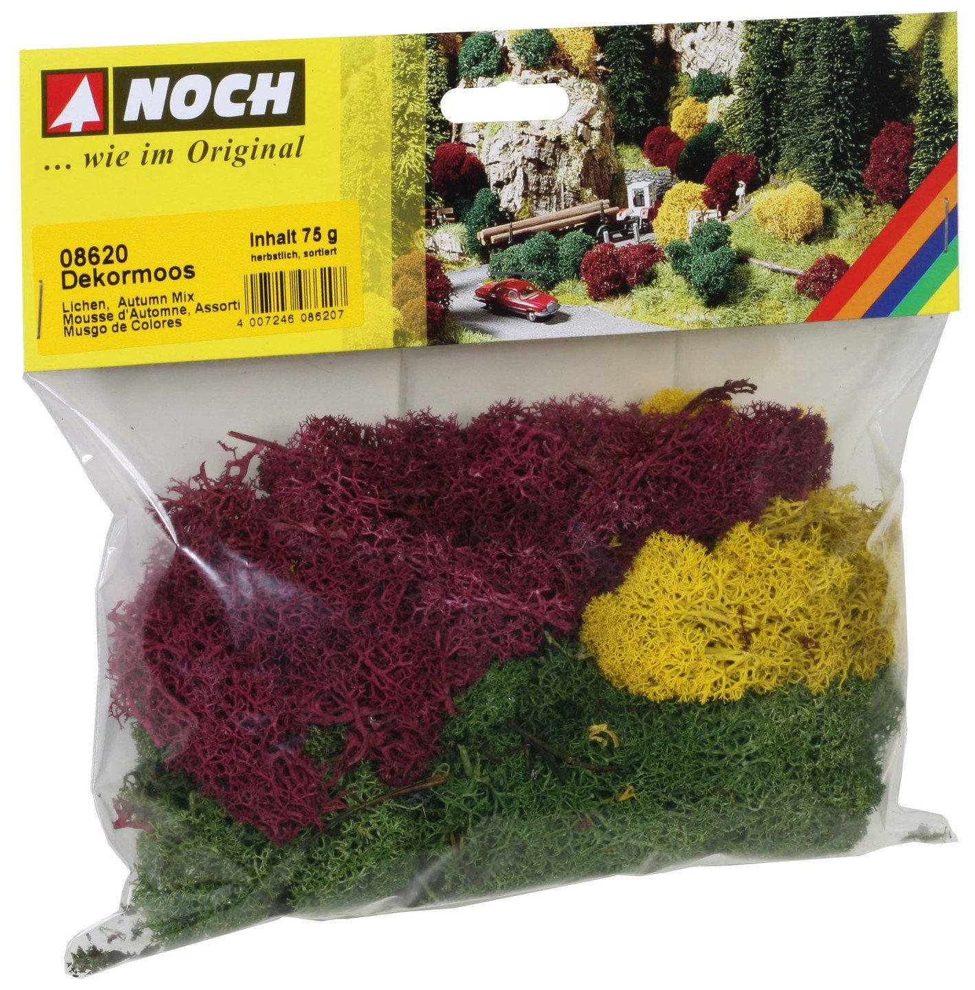 Bastelmoos Natürliches Islandmoos, 75g zum Basteln, Dekoriere