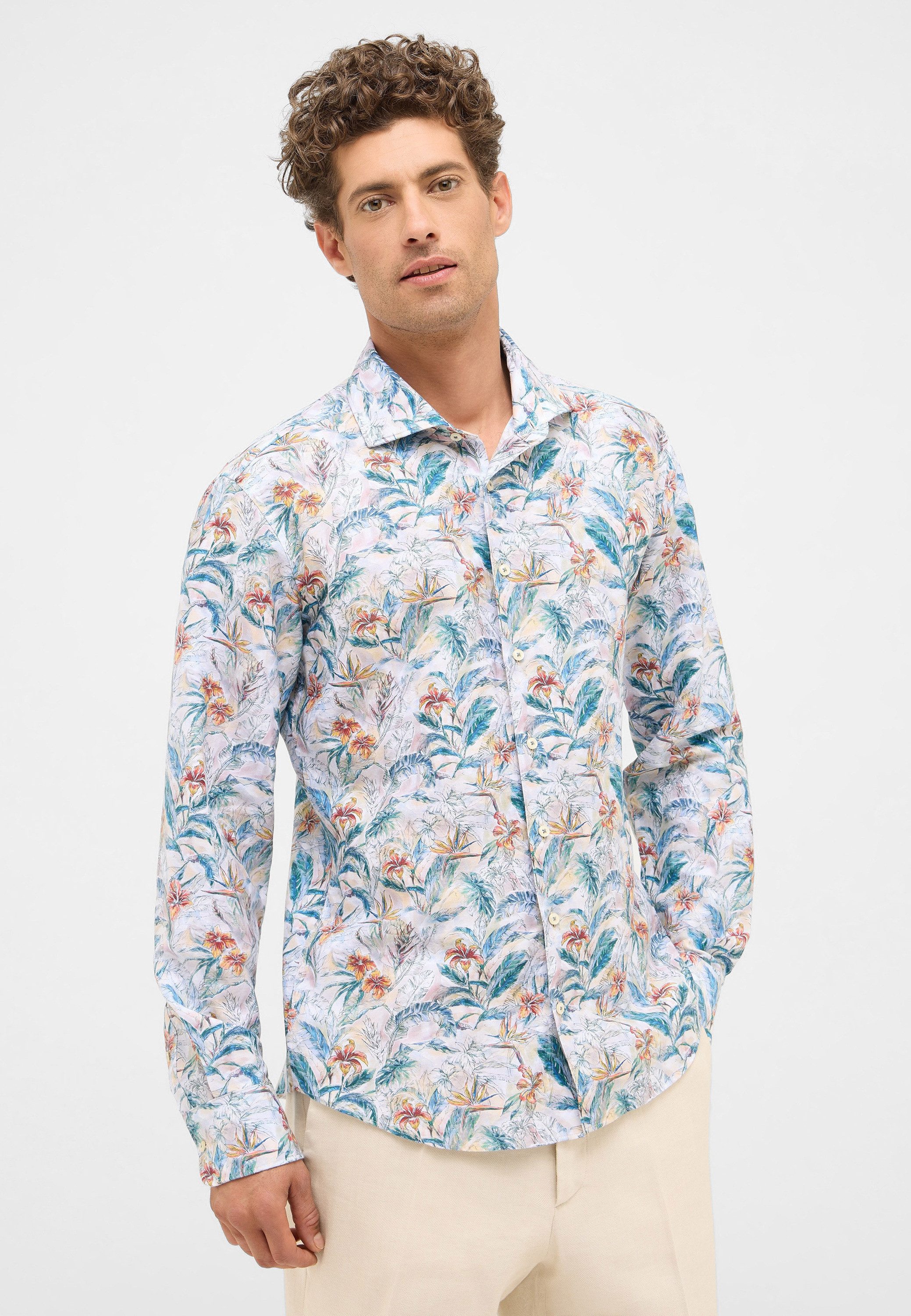 Eterna Langarmhemd SLIM FIT EASY IRON (bügelleicht) günstig online kaufen