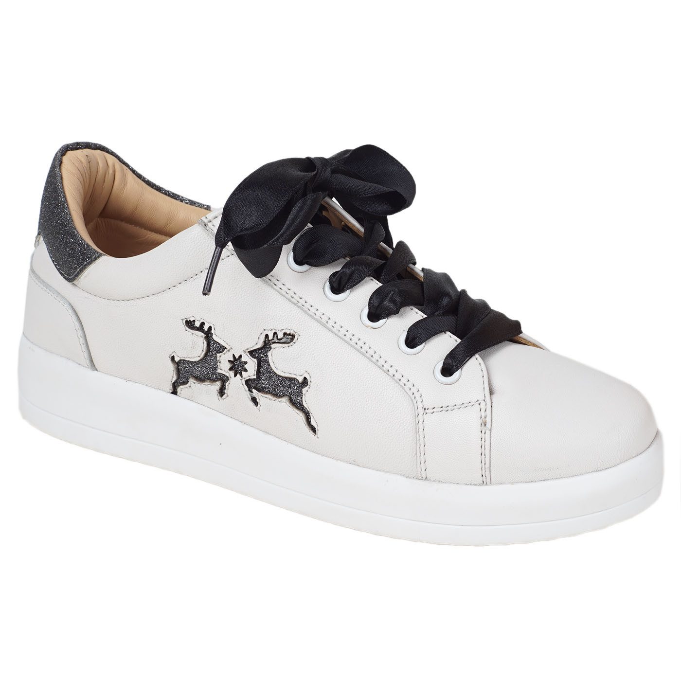 Maddox Trachtensneaker Dorli weiss-sz Nappa Sneaker
