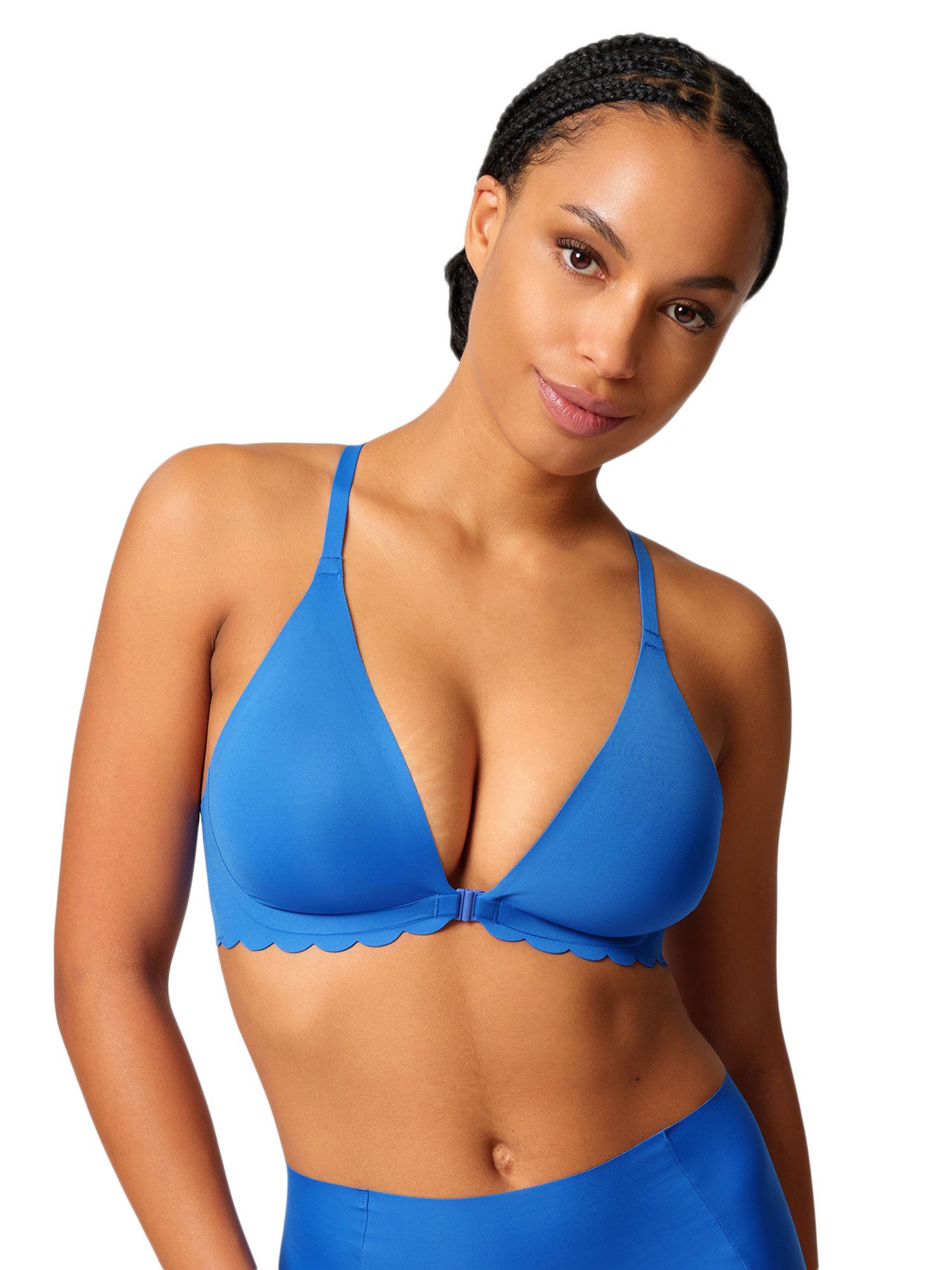 Skiny Büstenhebe Front-Closure BH Sensation (Stück, 1-tlg) Vorderverschluss-BH mit gepolsterten Cups, raffiniertes Rückenteil