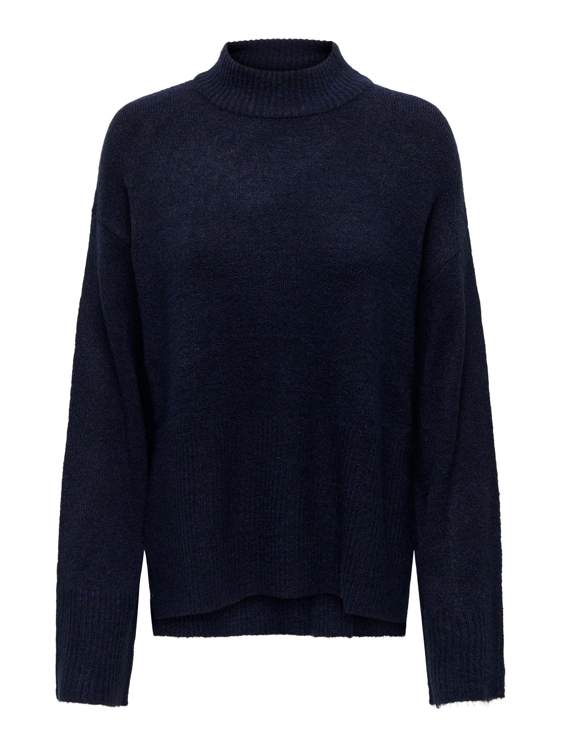 JACQUELINE de YONG Strickpullover Flauschiger Stehkragen Gestrickt JDYJOLA JDYELANORA L/S HIGHNECK SLIT PULLOV KNT