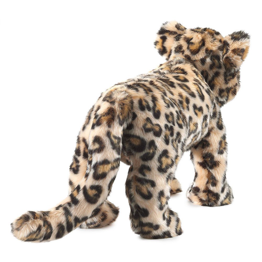 Folkmanis Handpuppen Handpuppe Folkmanis Handpuppe Leoparden-Baby 3176 (Packung)