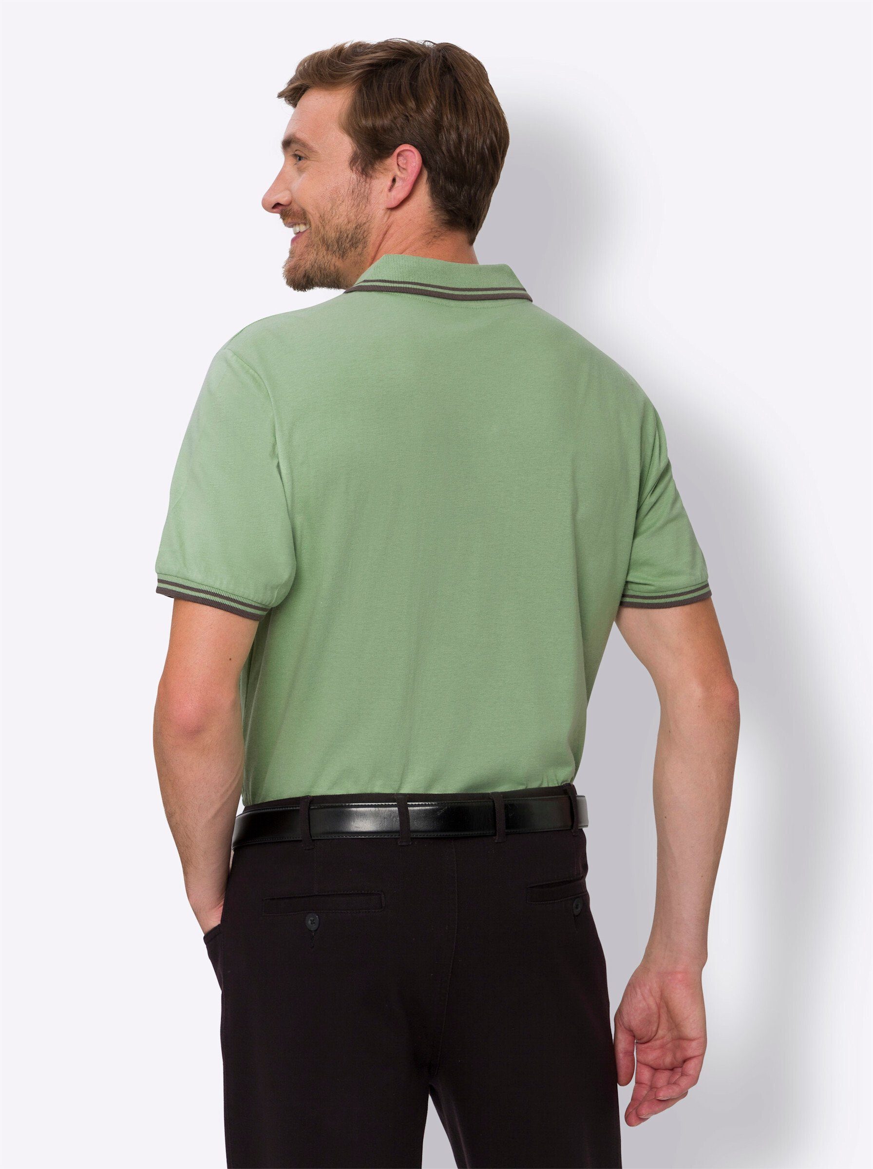 Sieh an! T-Shirt Kurzarm-Poloshirt Kurzarm günstig online kaufen
