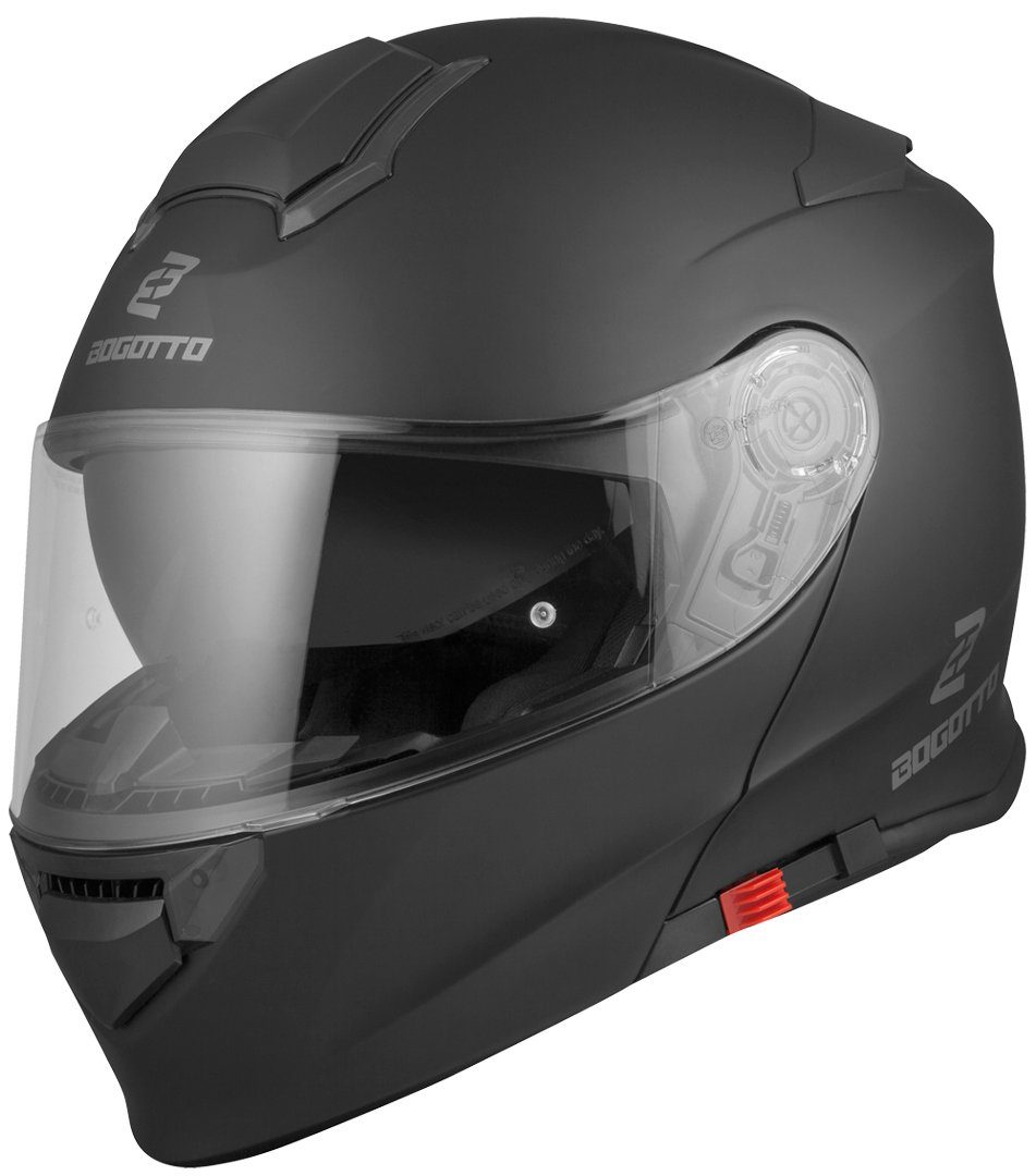 Bogotto Motorradhelm V271 Motorrad Klapphelm, integriertes Sonnenvisier