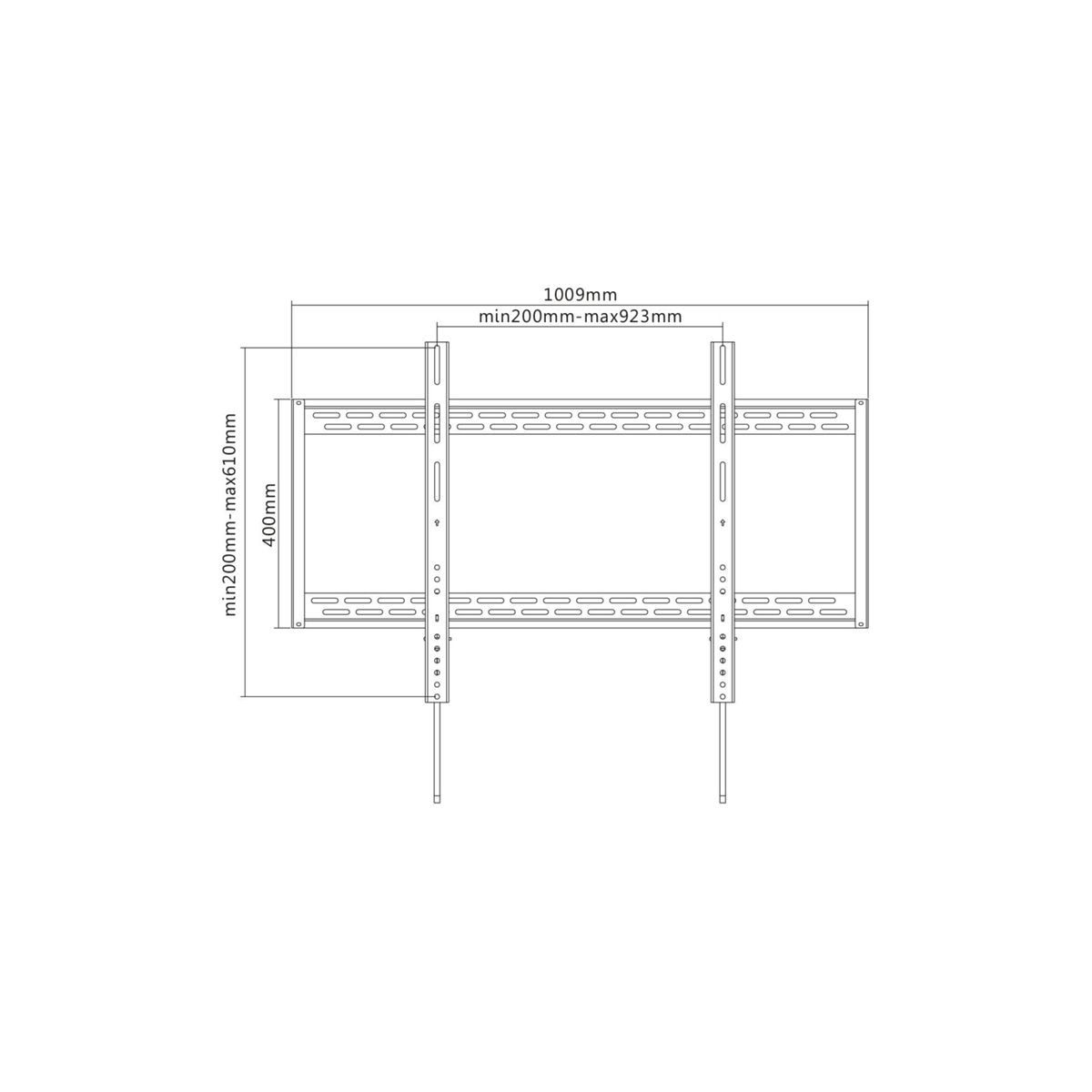 REFLECTA TV-Wandhalterung PLANO Flat 100-9060 23091