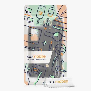 kwmobile Handyhülle Hülle für Xiaomi Redmi 9T, Handyhülle mit Schlaufe Ring - Handy Cover Case