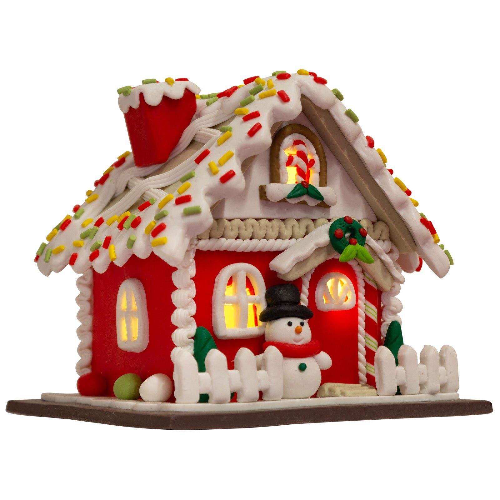Christmas Paradise Weihnachtshaus Lebkuchenhaus mit LED 13 cm, Weihnachtsde günstig online kaufen
