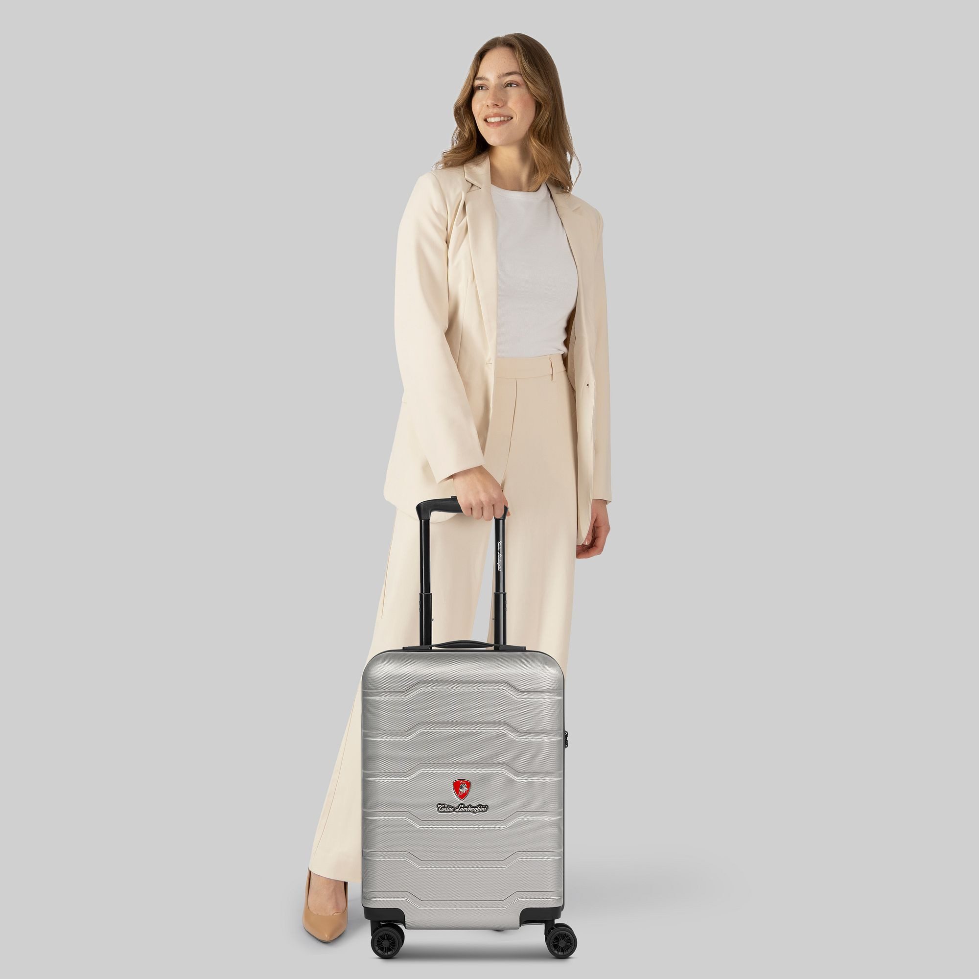 Tonino Lamborghini Handgepäck-Trolley Bologna, 4 Rollen, ABS günstig online kaufen