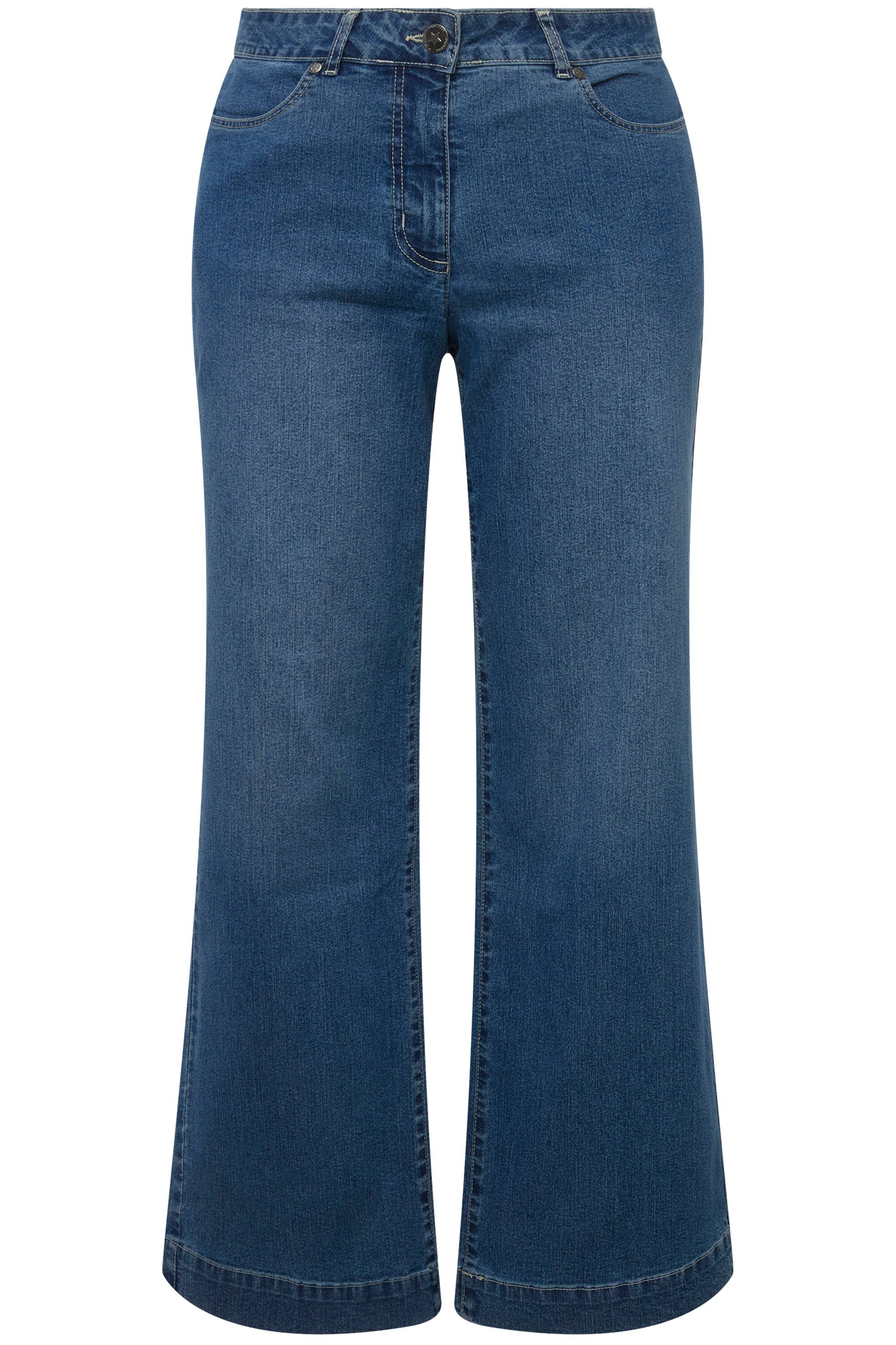 Angel of Style 5-Pocket-Jeans Jeans Nora weit und gerade Stretchkomfort 4-Pocket