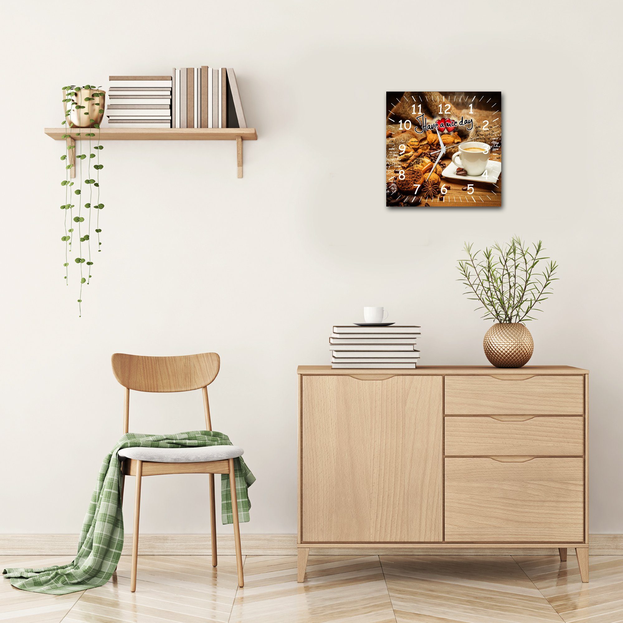 Bilder-Manufaktur Wanduhr BM-9294-1 (BM, Funkuhr oder Quarzuhr, kein Ticken günstig online kaufen