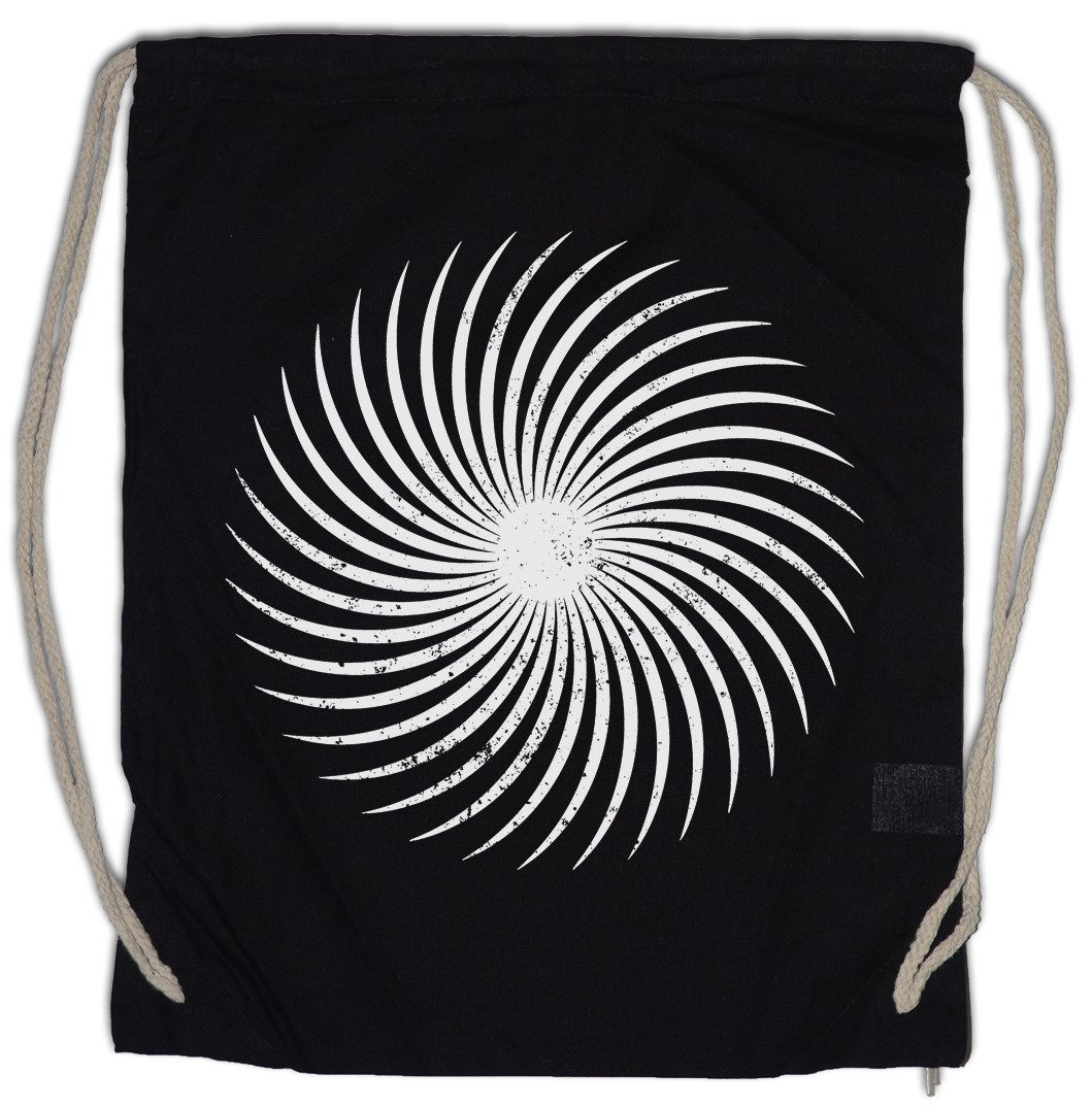 Turnbeutel Spiral Sun Turnbeutel Sonne Circle Kreis Kreisel Spirale Hypnose