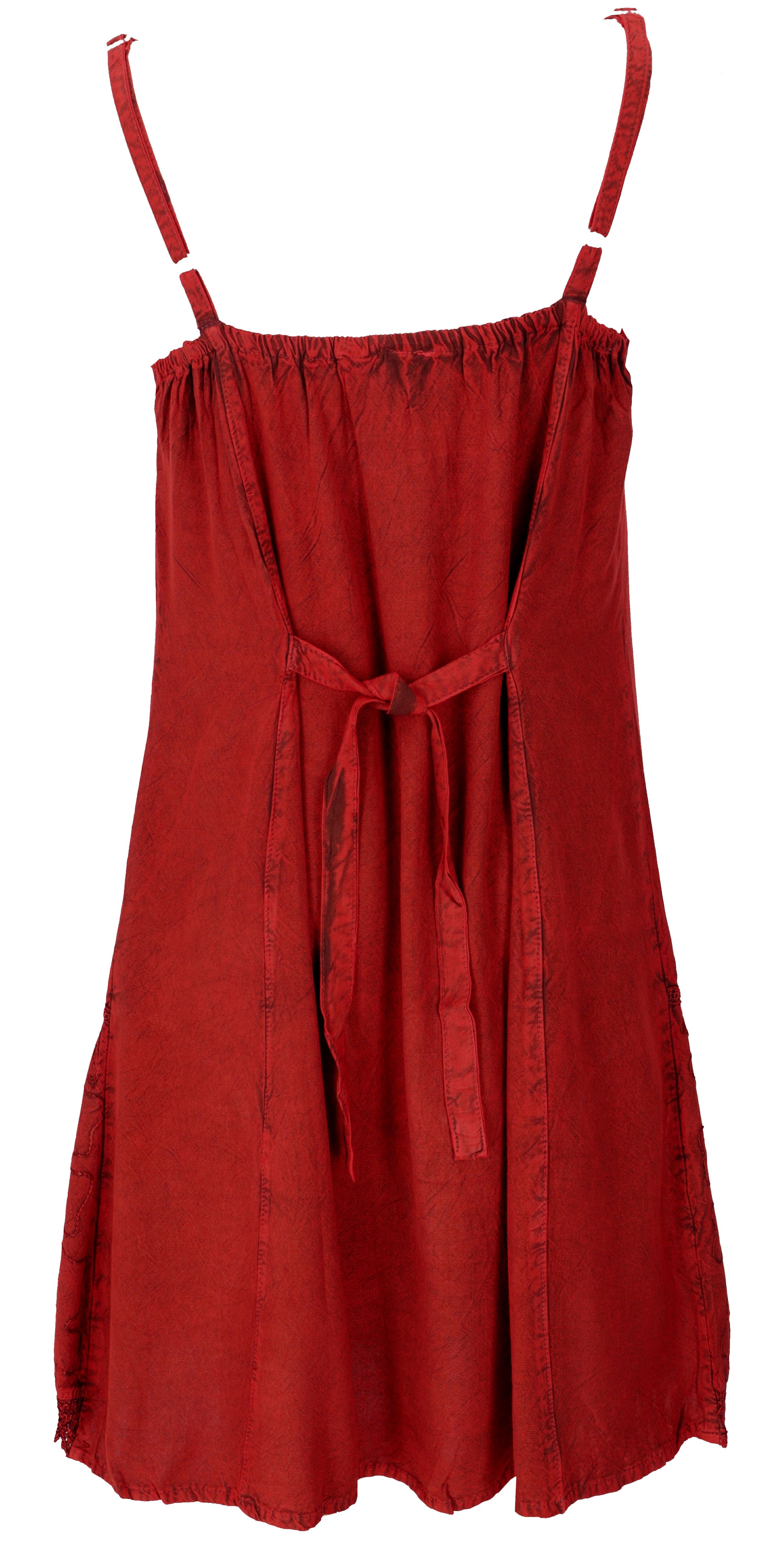 Guru-Shop Midikleid Besticktes indisches Boho Kleid, Sommerkleid,.. alternative Bekleidung – Bild 5 von 5