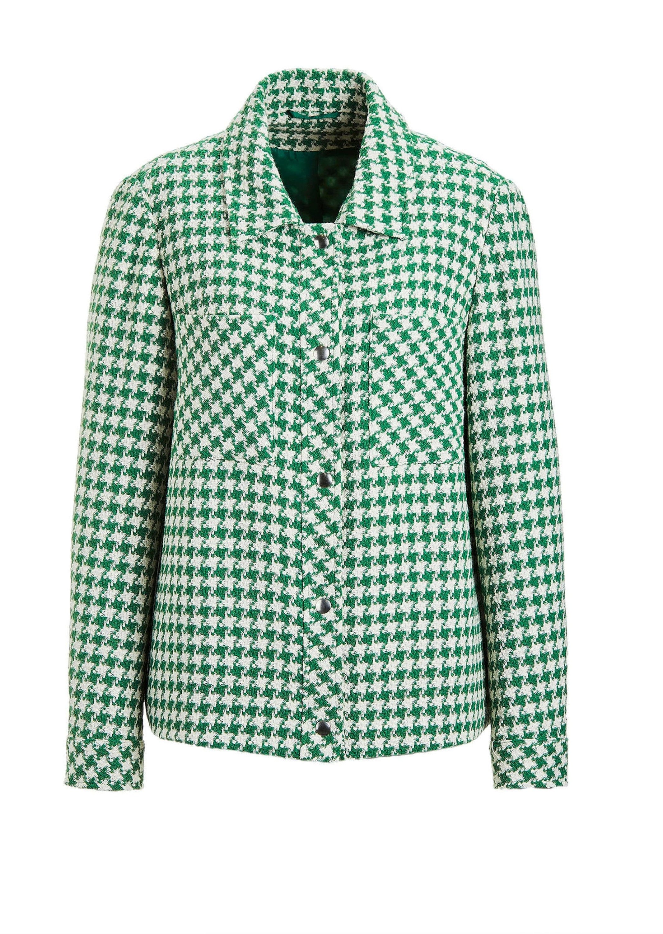 grün / weiß / gemustert