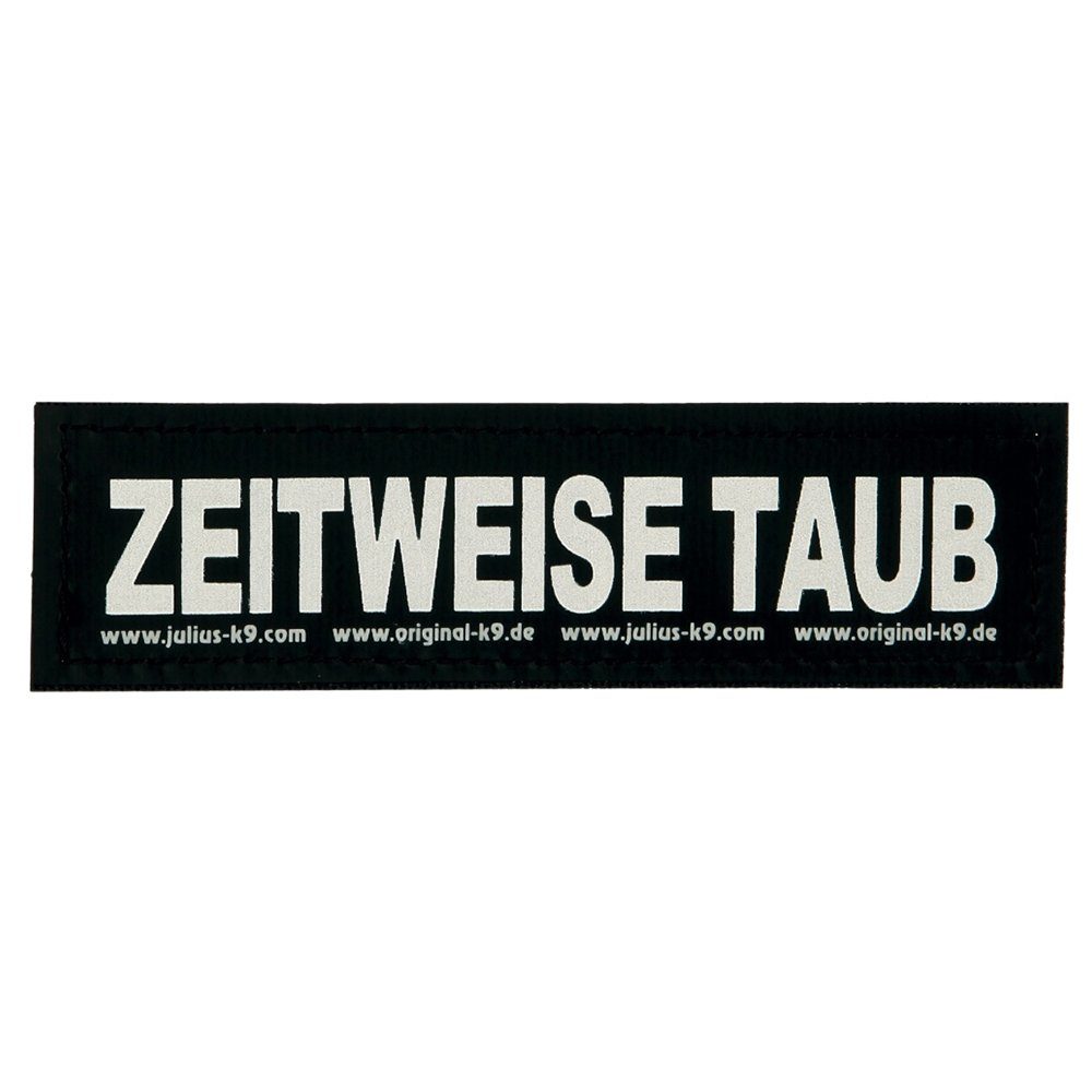 Julius-K9 Hunde-Powergeschirr 2 Klettsticker Zeitweise Taub