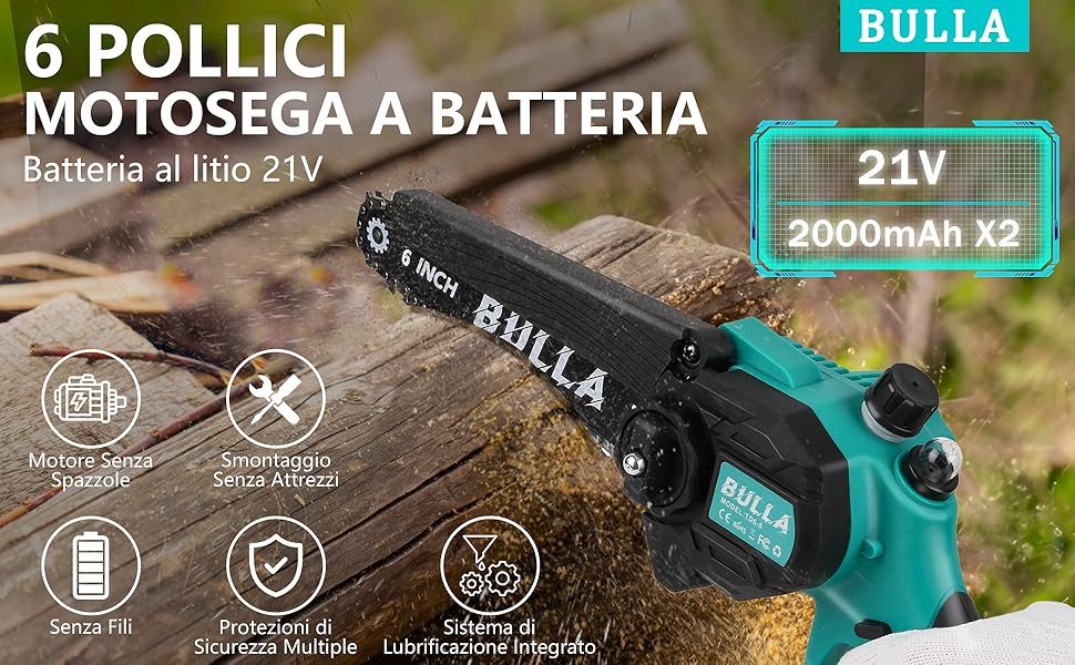 Vivitar Akku-Kettensäge wiederaufladbar 8 Zoll Mini-Kettensäge günstig online kaufen