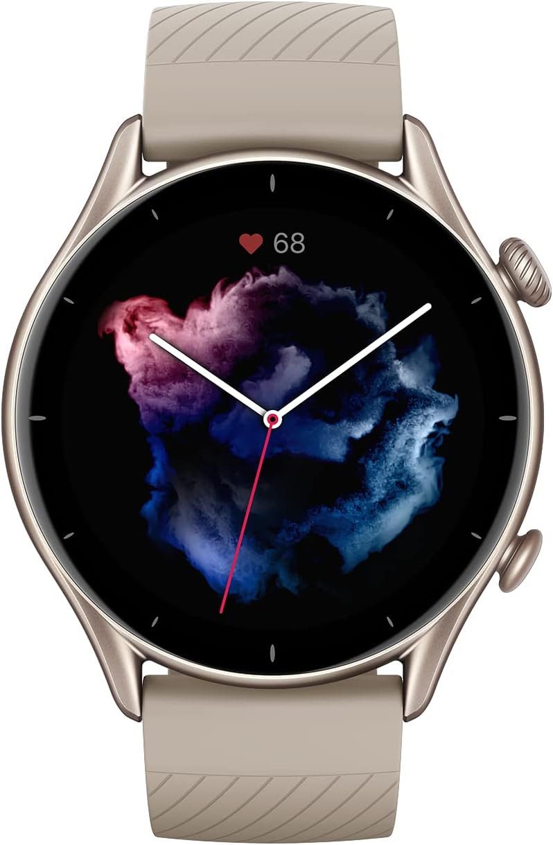 Amazfit W1971OV2N Smartwatch (3,5 cm, android ios), Smartwatch mit AMOLED Display, Sprachassistent, 150 Sportmodi