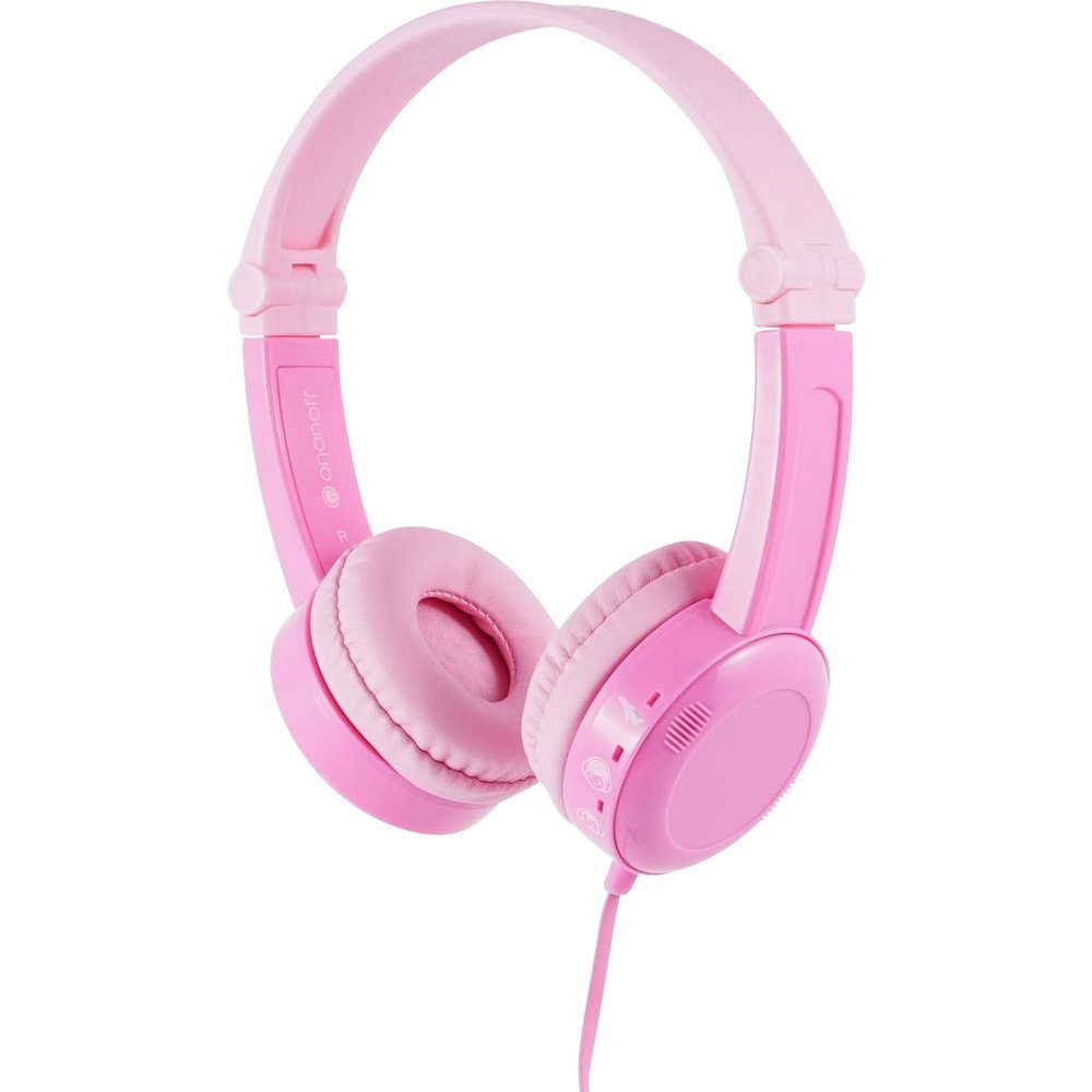 onanoff Travel On Ear Headset kabelgebunden Pink Faltbar, Headset, Kopfhörer