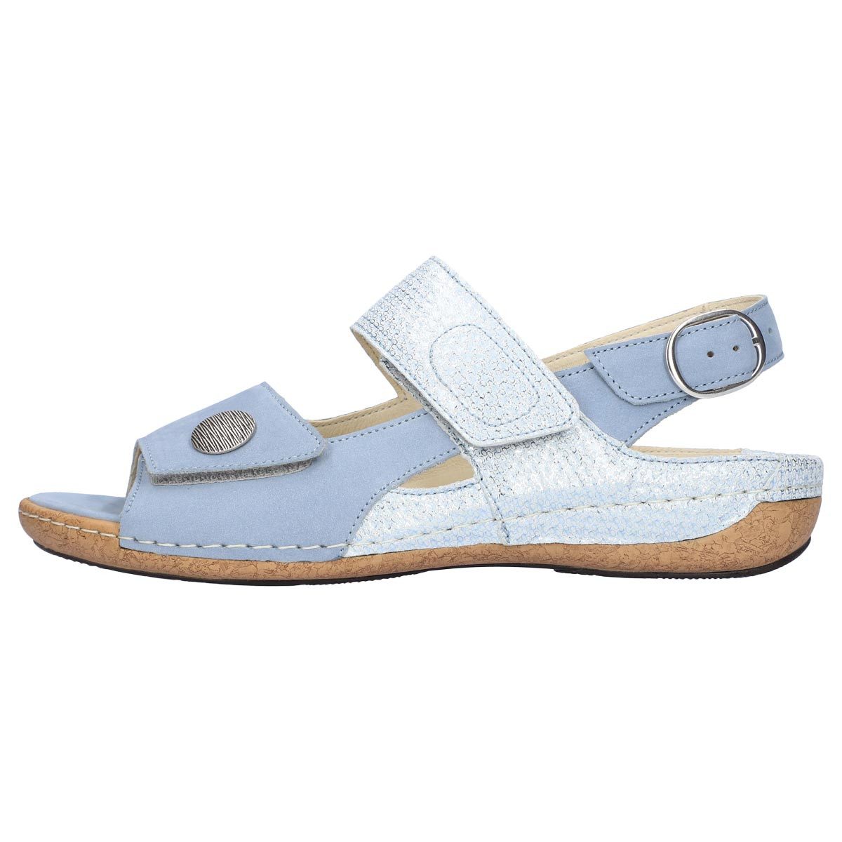 Waldläufer Heliett Sandale (1-tlg) Sandalen - Herausnehmbares Fußbett, Aus hochwertigem Leder