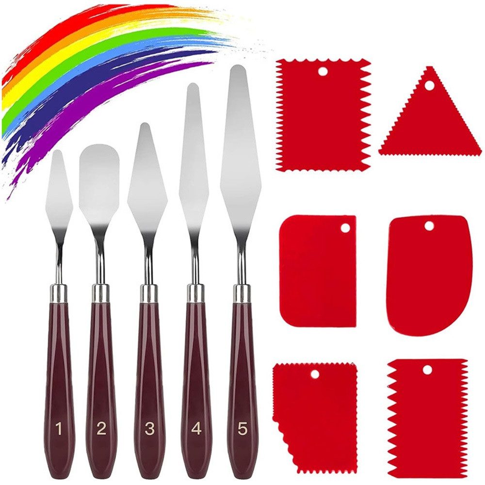 RWEUOQ Flexspachtel Palettenmesser Set 11 Stück günstig online kaufen