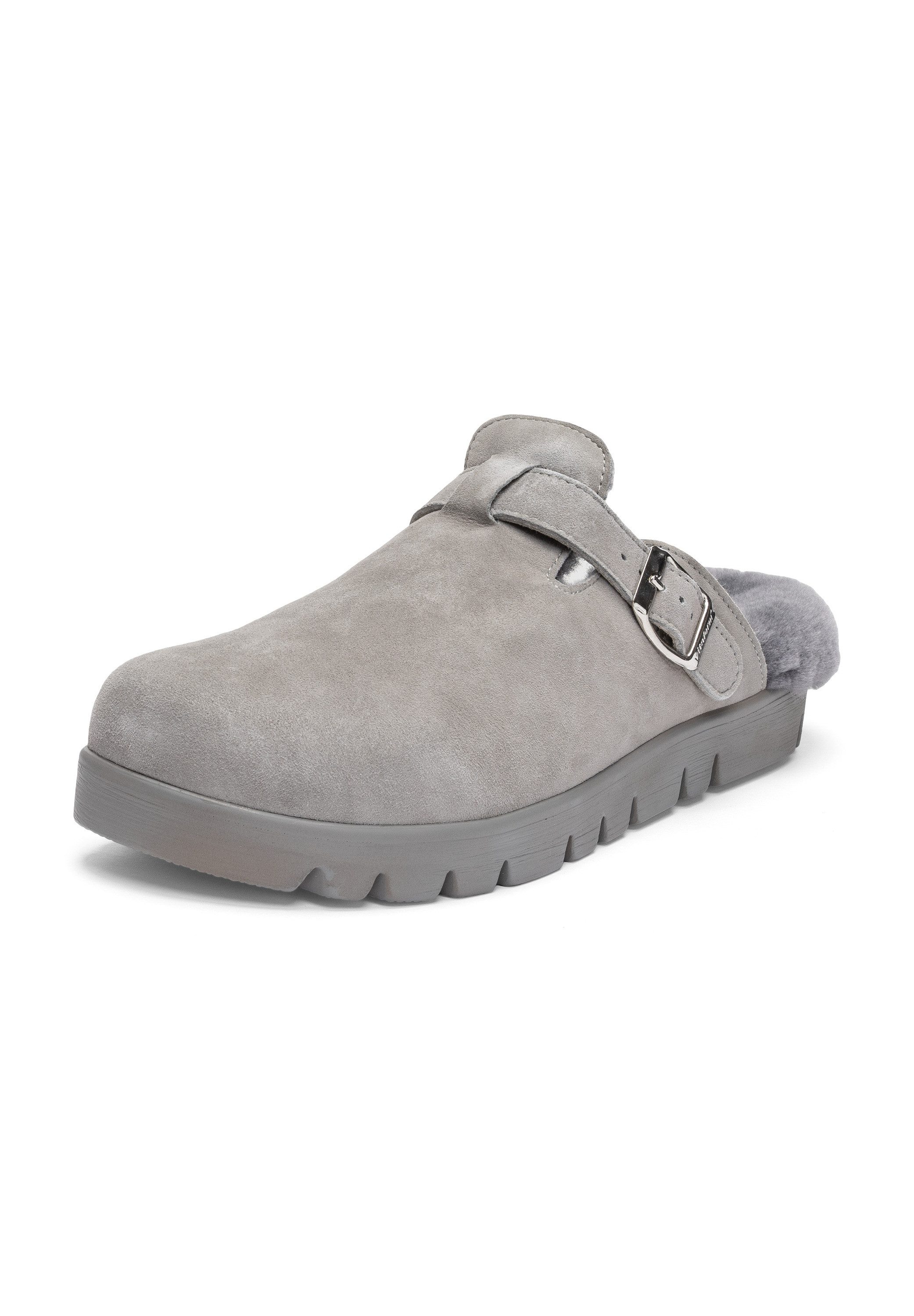 vitaform Damen Clogs Samtziegenleder Clog