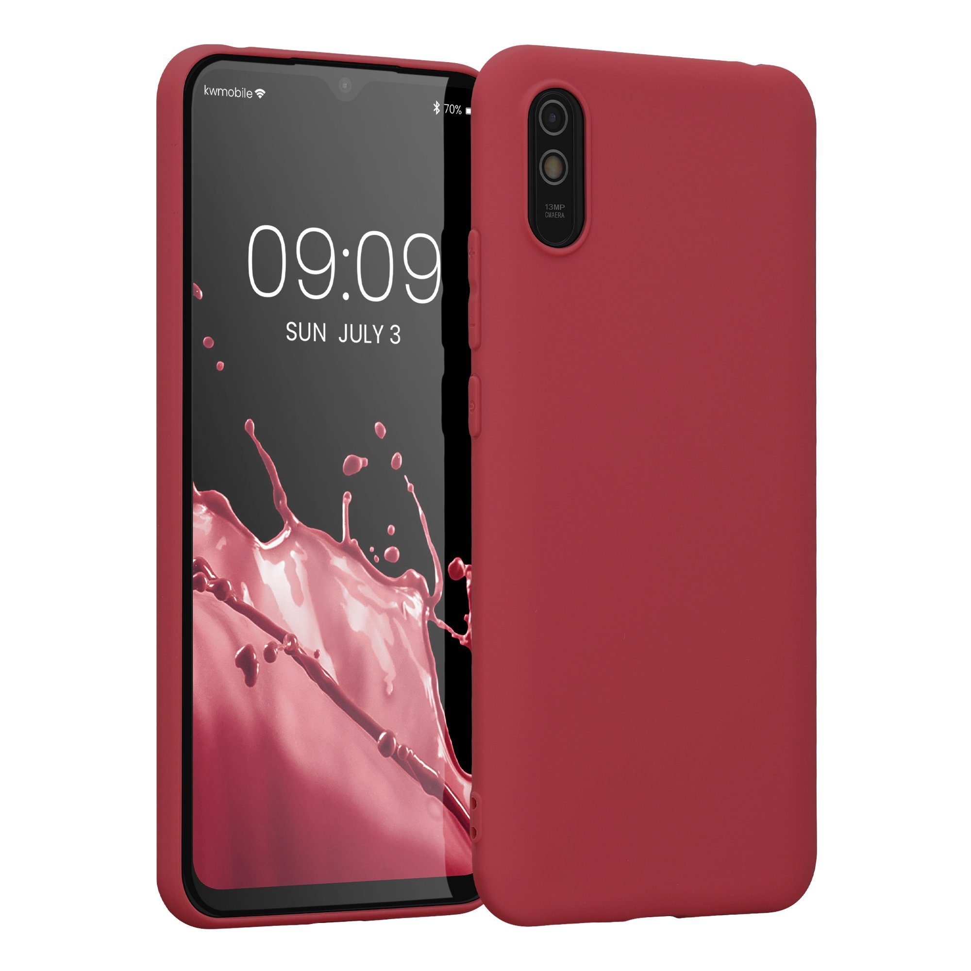 kwmobile Handyhülle »Hülle für Xiaomi Redmi 9A / 9AT«, Hülle Silikon - Soft  Handyhülle - Handy Case Cover - Coconut Swirl