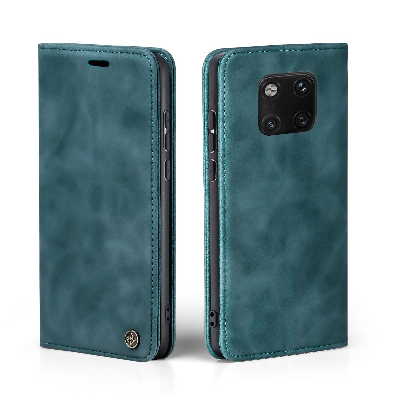 Tec-Expert Handyhülle Tasche Hülle für Huawei Mate 20 Pro 6.39 Zoll, 6.39, Cover Klapphülle Case mit Kartenfach Fliphülle aufstellbar