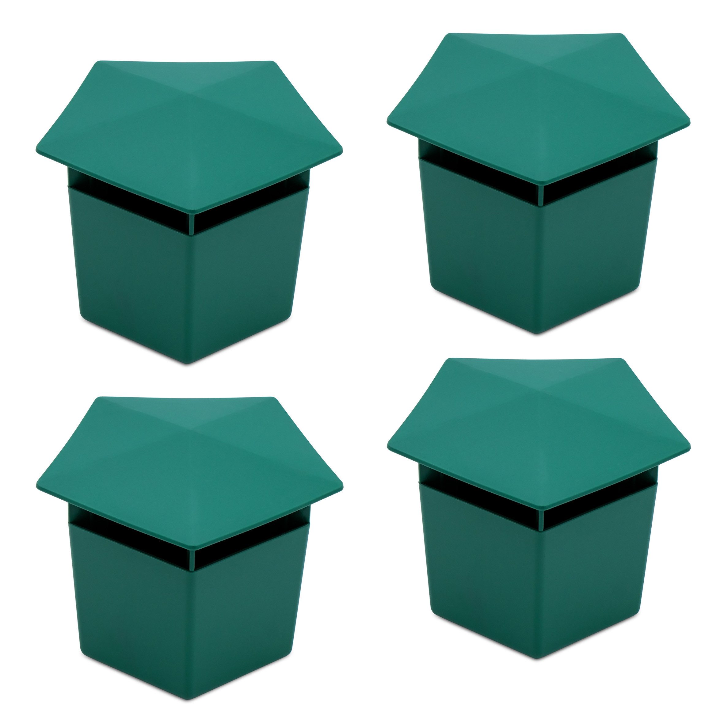 Lebendfalle Schneckenfalle eckig - 12 x 12 cm - Schneckenschutz für Gemüsebeete