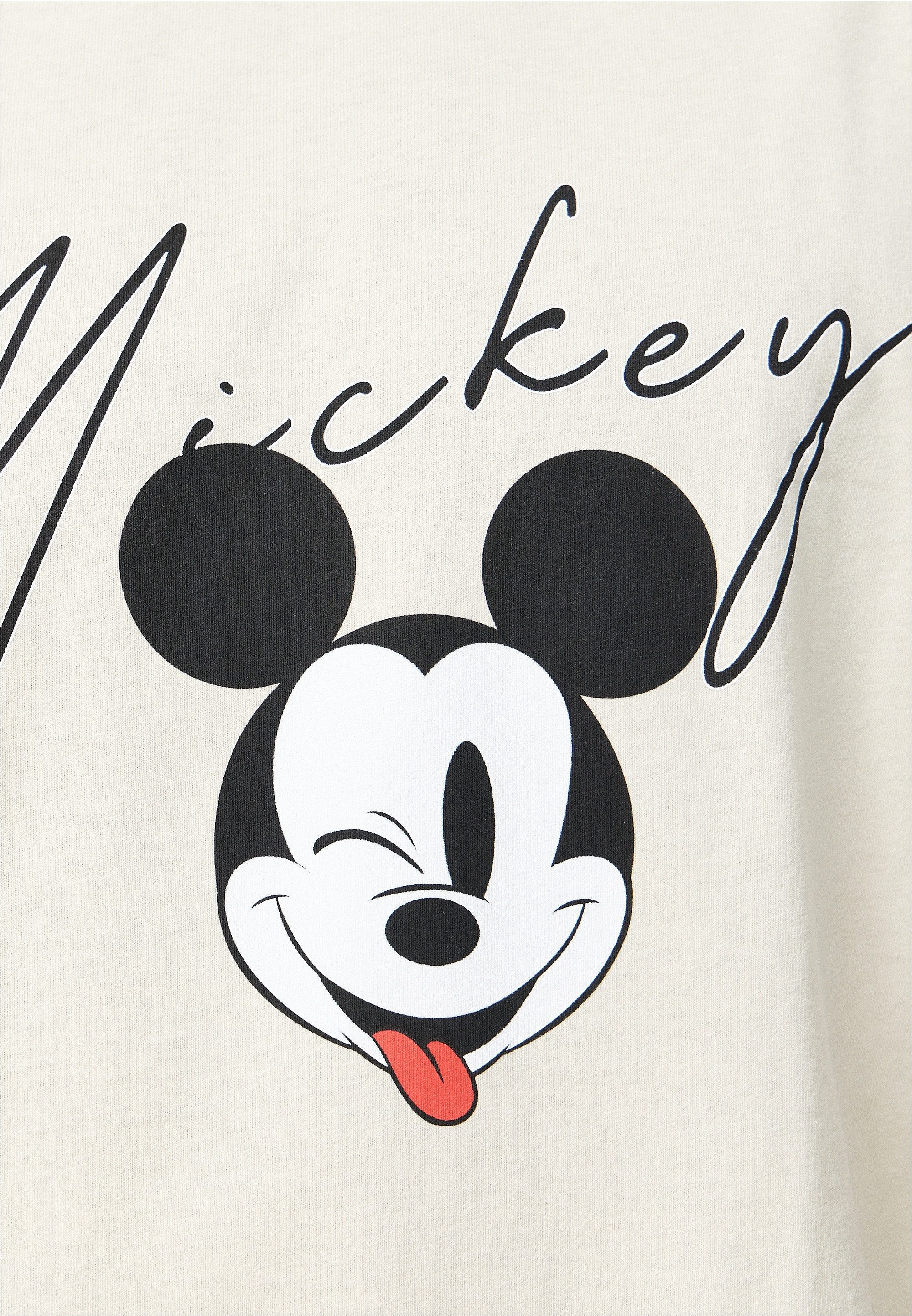 Recovered T-Shirt Disney Mickey Signature mit coolem Mickey Mouse-Print