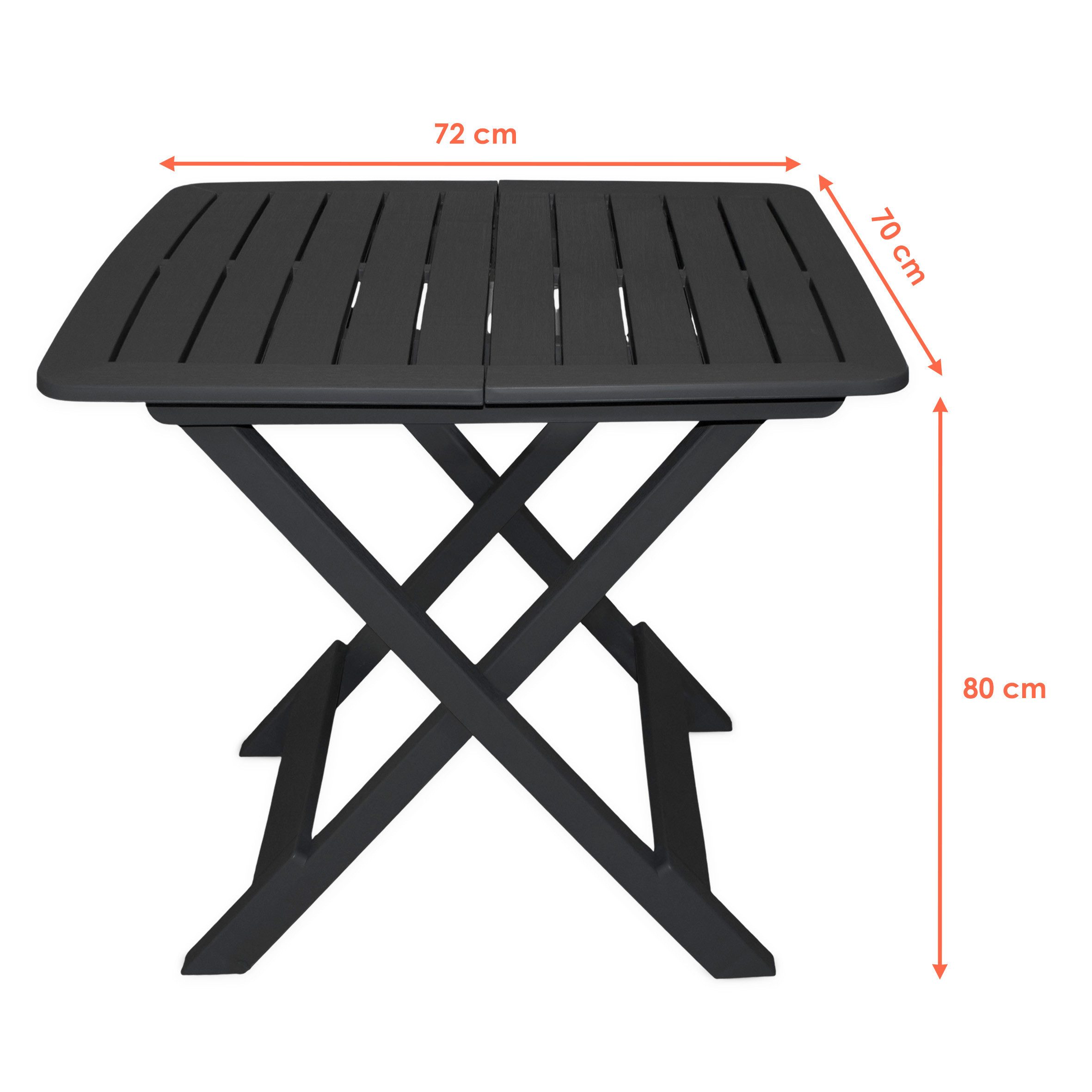 Spetebo Gartentisch Klapptisch Tevere - 72 günstig online kaufen