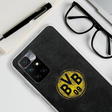 DeinDesign Handyhülle Borussia Dortmund BVB Fanartikel Grunge, Xiaomi Redmi 10 2022 Silikon Hülle Bumper Case Handy Schutzhülle