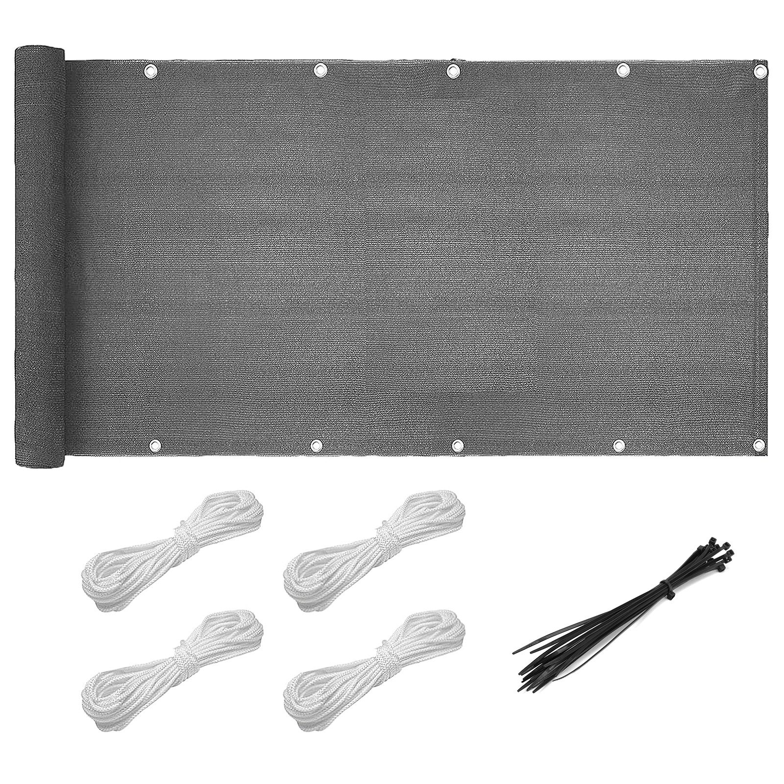 BlingBin Balkonsichtschutz Balkon Sichtschutz Wetterfest 90x500cm günstig online kaufen